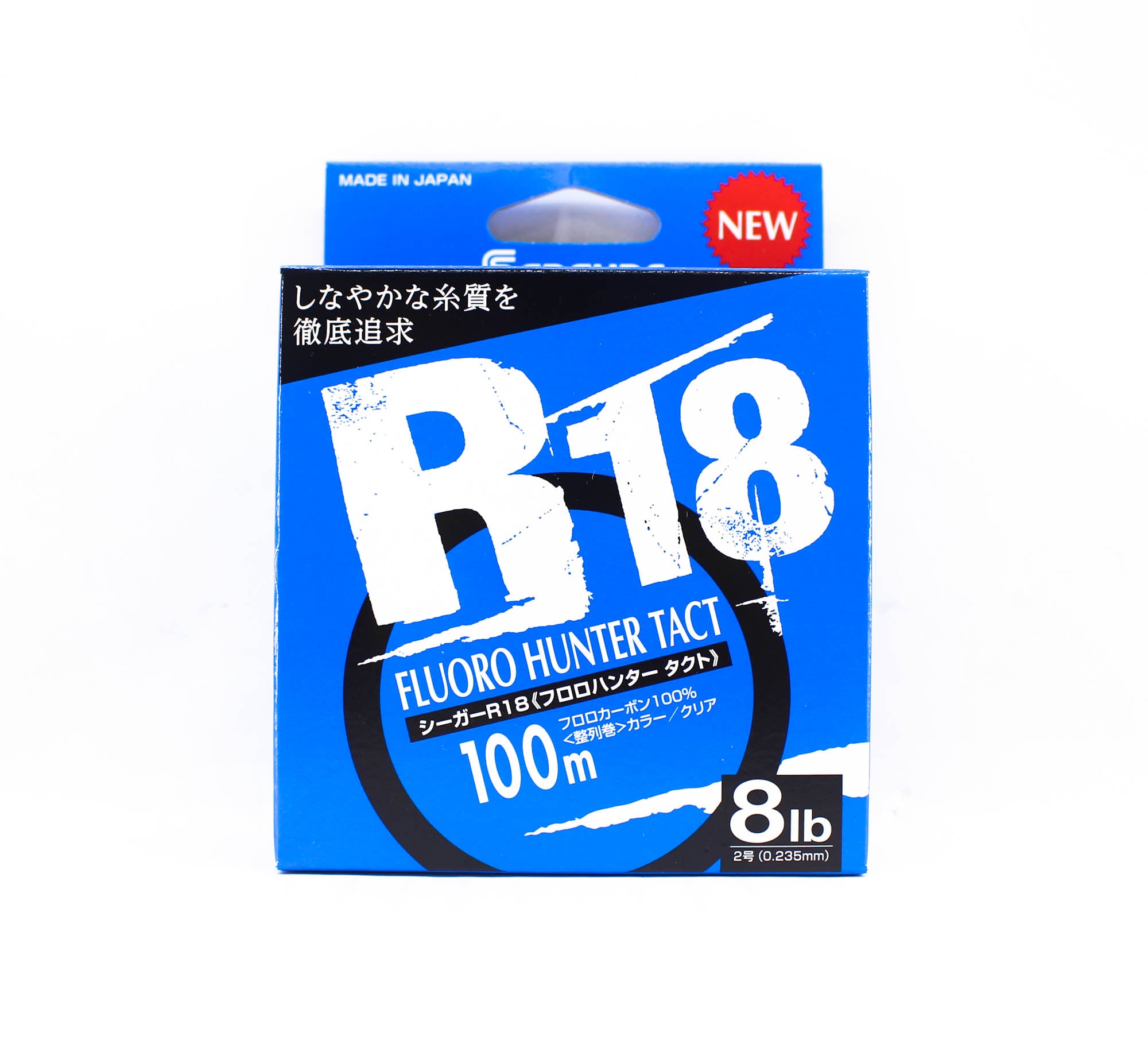 Seaguar Fluorocarbon R18 Fluoro Hunter Line 100m 8lb-0.235mm (4025)