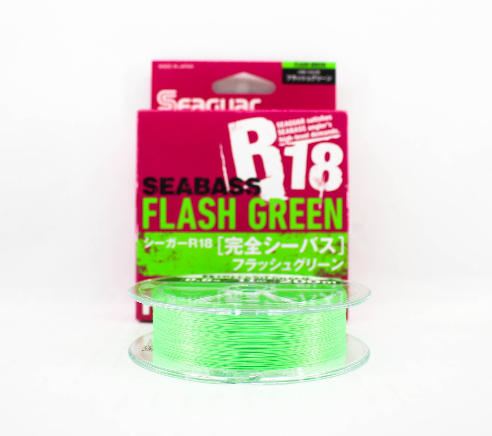 Seaguar P.E Line R18 Seabass 200m Size 0.6 11lb Flash Green (8184)