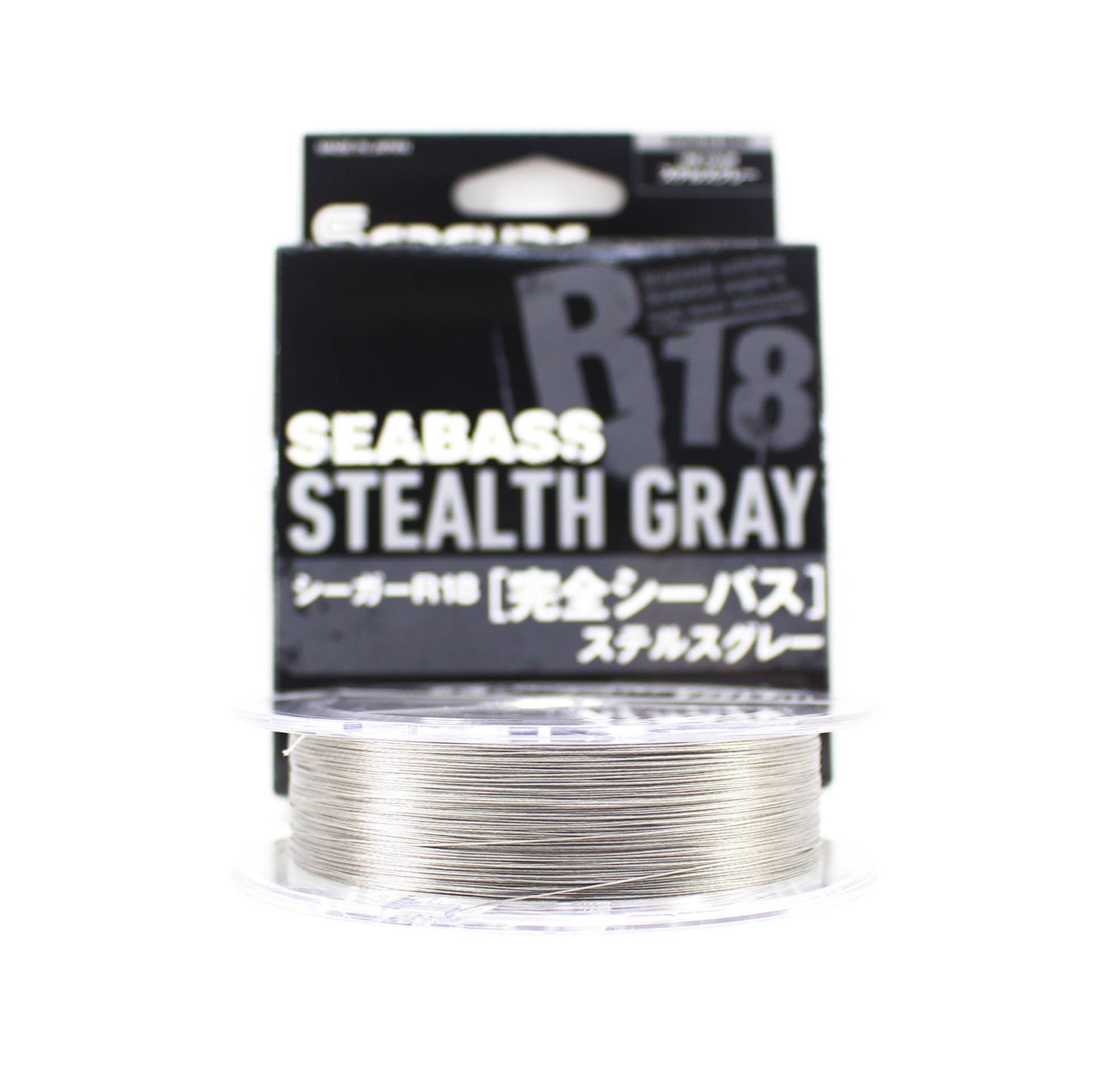 Seaguar P.E Line R18 Seabass 150m Size 1.5 27lb Stealth Gray (8276)
