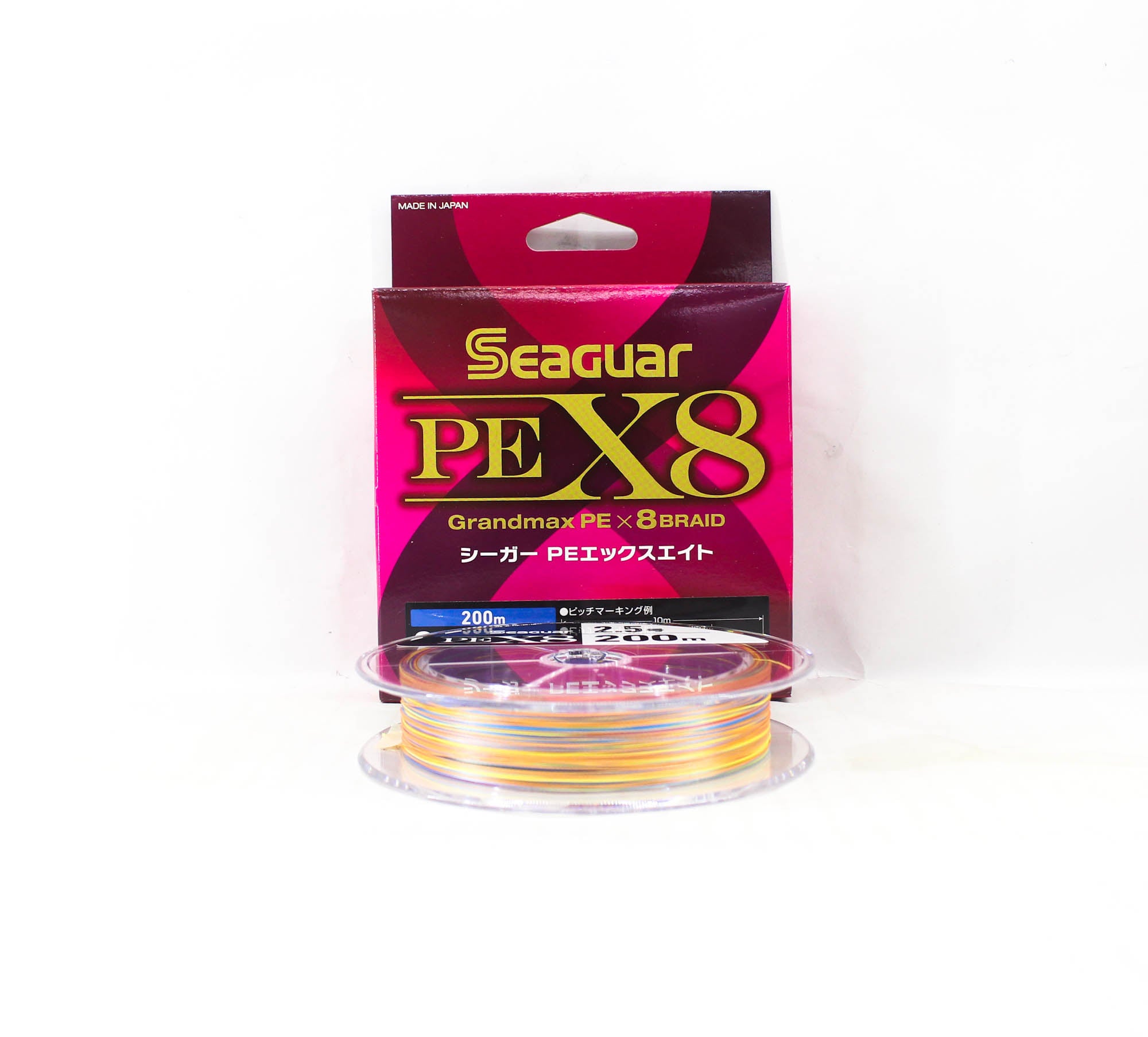 Seaguar P.E Line Grand Max X8 200m Size 2.5 40lb Multi (8429)