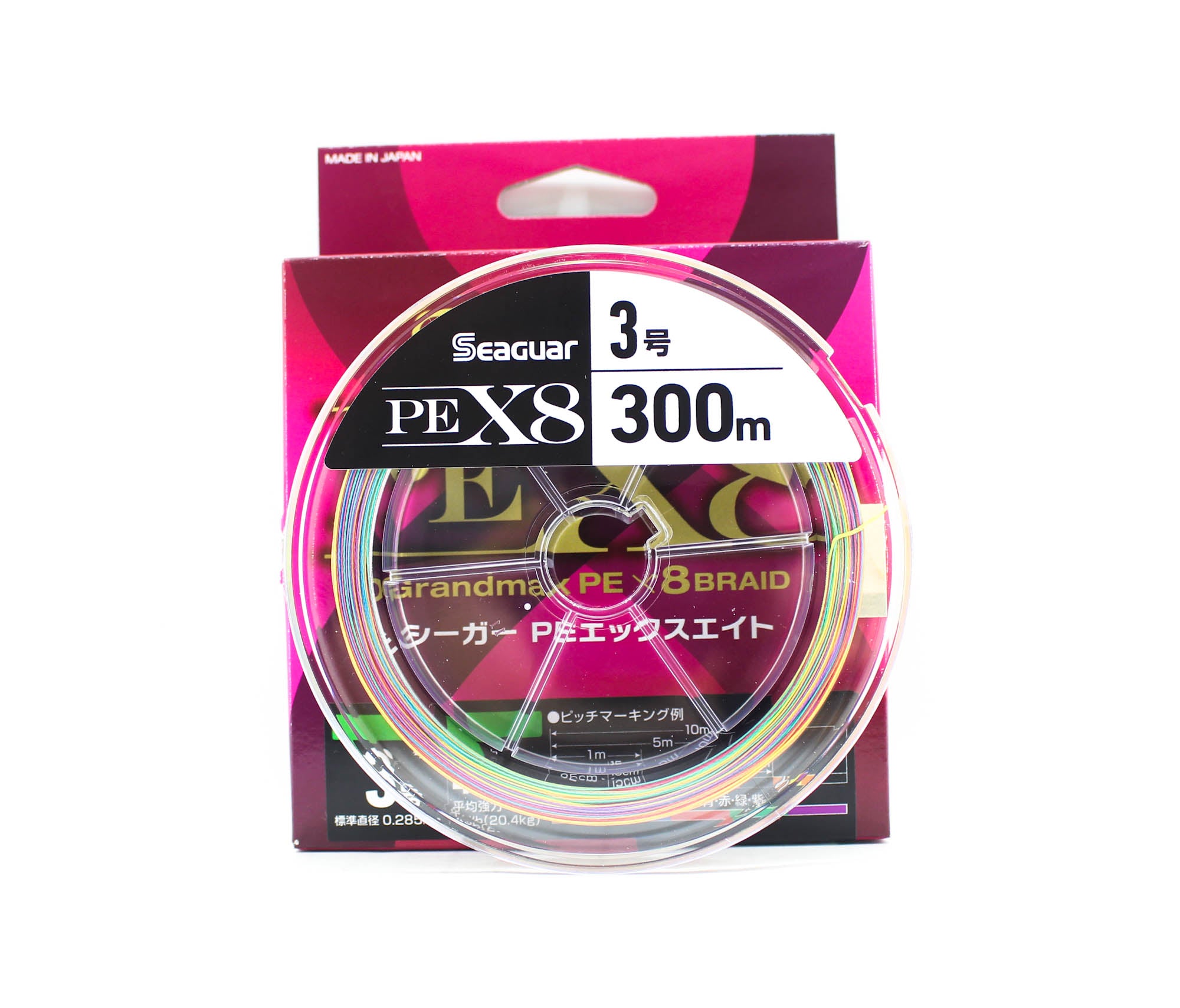 Seaguar P.E Line Grand Max X8 300m Size 3 48lb Multi (8504)