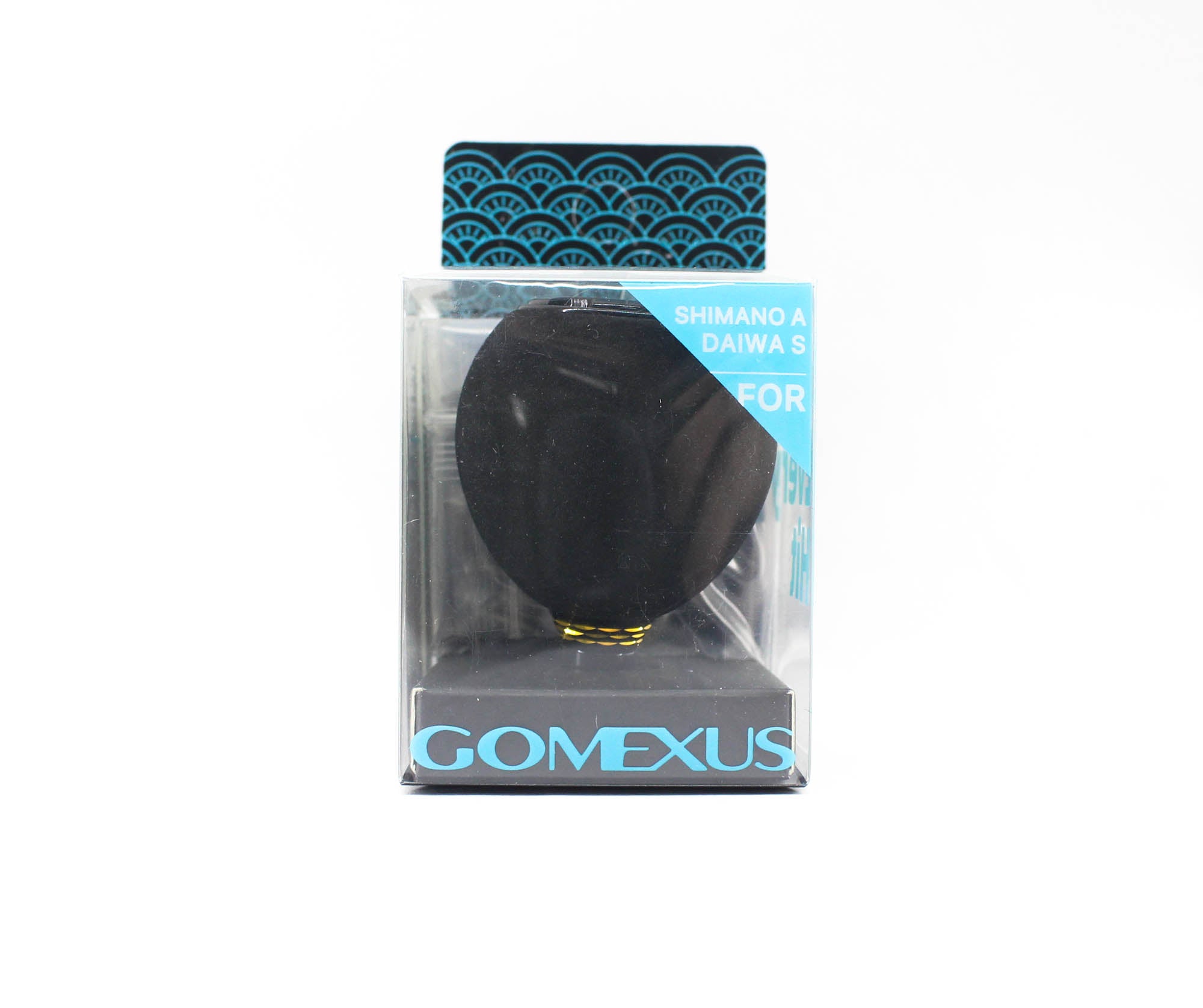 Gomexus EA38BKGD-G Knob EVA Alu Black Gold 38mm Shimano A , Daiwa S (0260)
