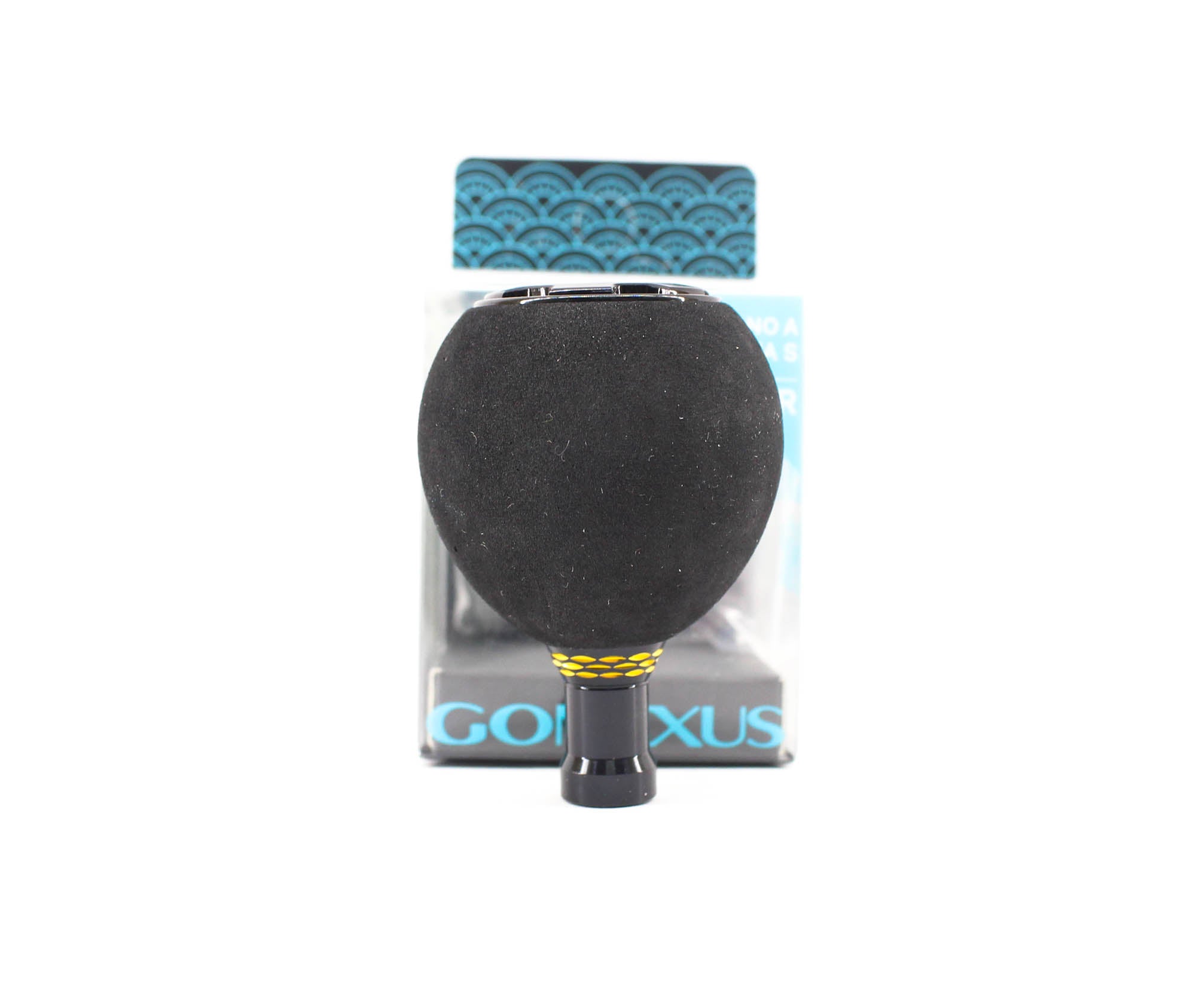 Gomexus EA38BKGD-G Knob EVA Alu Black Gold 38mm Shimano A , Daiwa S (0260)