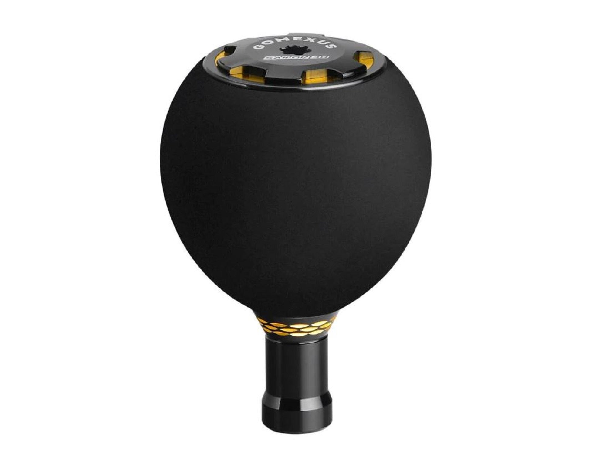 Gomexus EA38BKGD-G Knob EVA Alu Black Gold 38mm Shimano A , Daiwa S (0260)