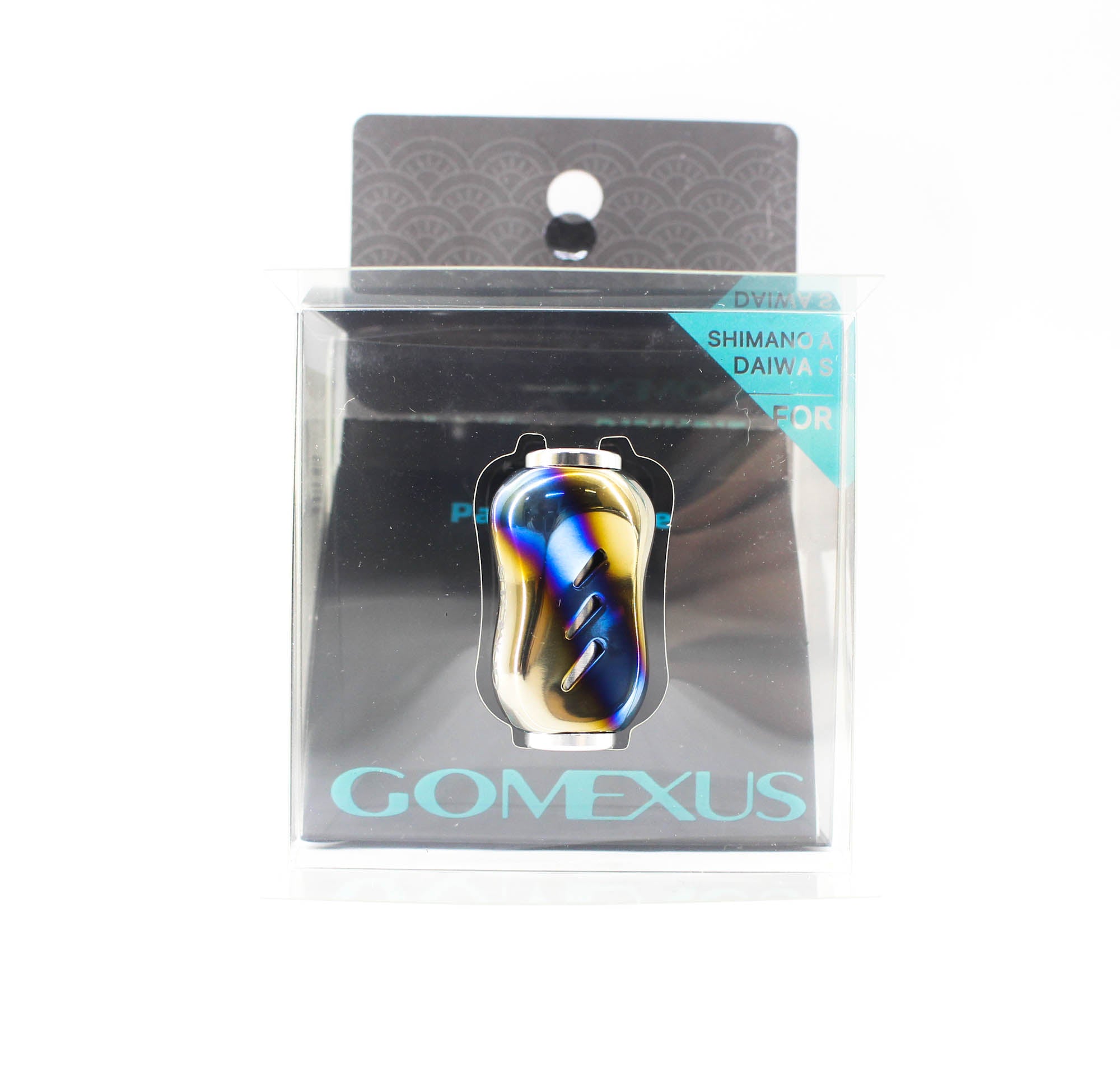 Gomexus T22SSRX Knob Titanium Flame Silver 22mm Shimano A , Daiwa S (1328)