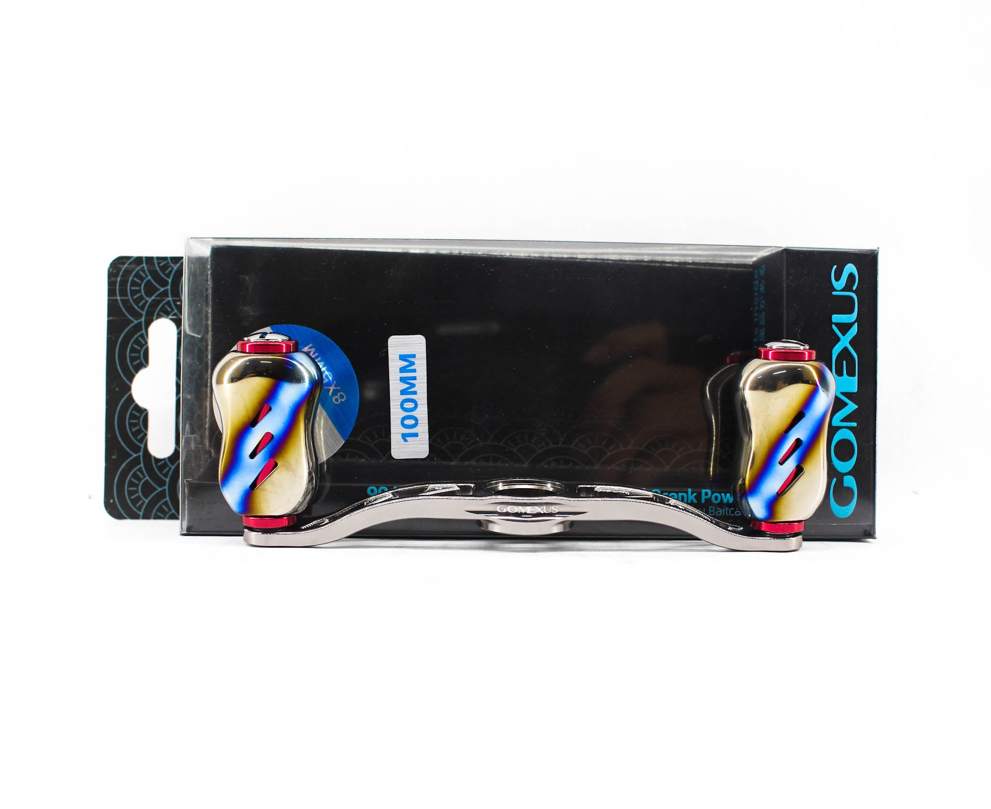 Gomexus BD100T22RDX1 Handle Alu Flame Red 100mm 8x5mm Shimano Daiwa (1540)