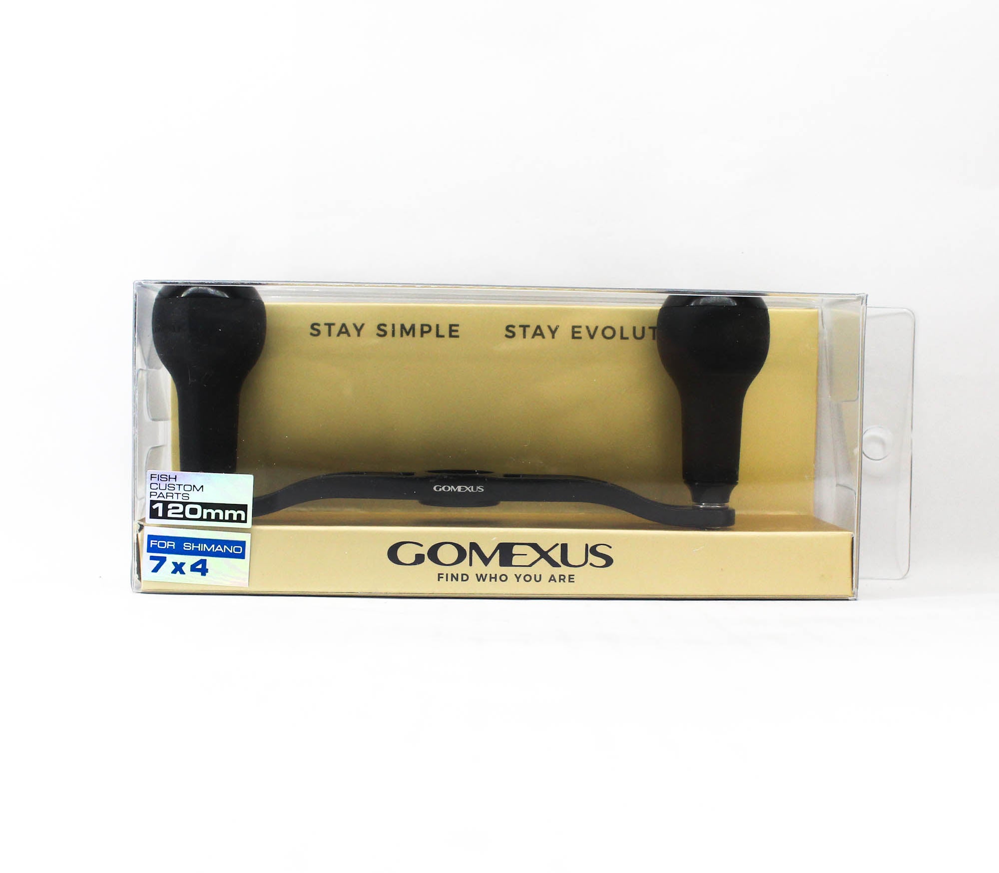 Gomexus BS120H27BKBK1 Handle Double Alu TPE Black 120mm Shimano (1588)