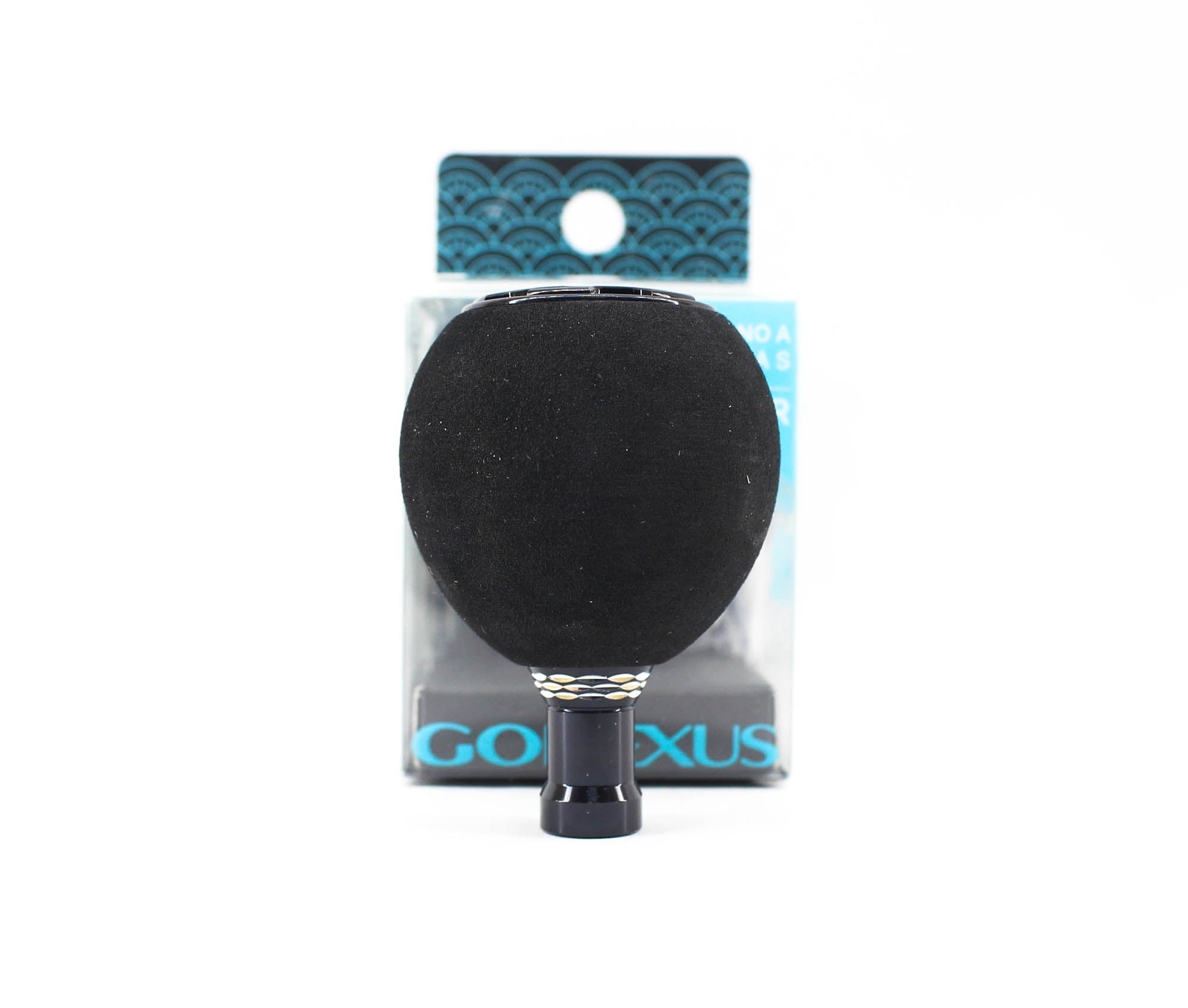 Gomexus EA38BKSR-G Knob EVA Alu Black Silver 38mm Shimano A , S/D (1786)