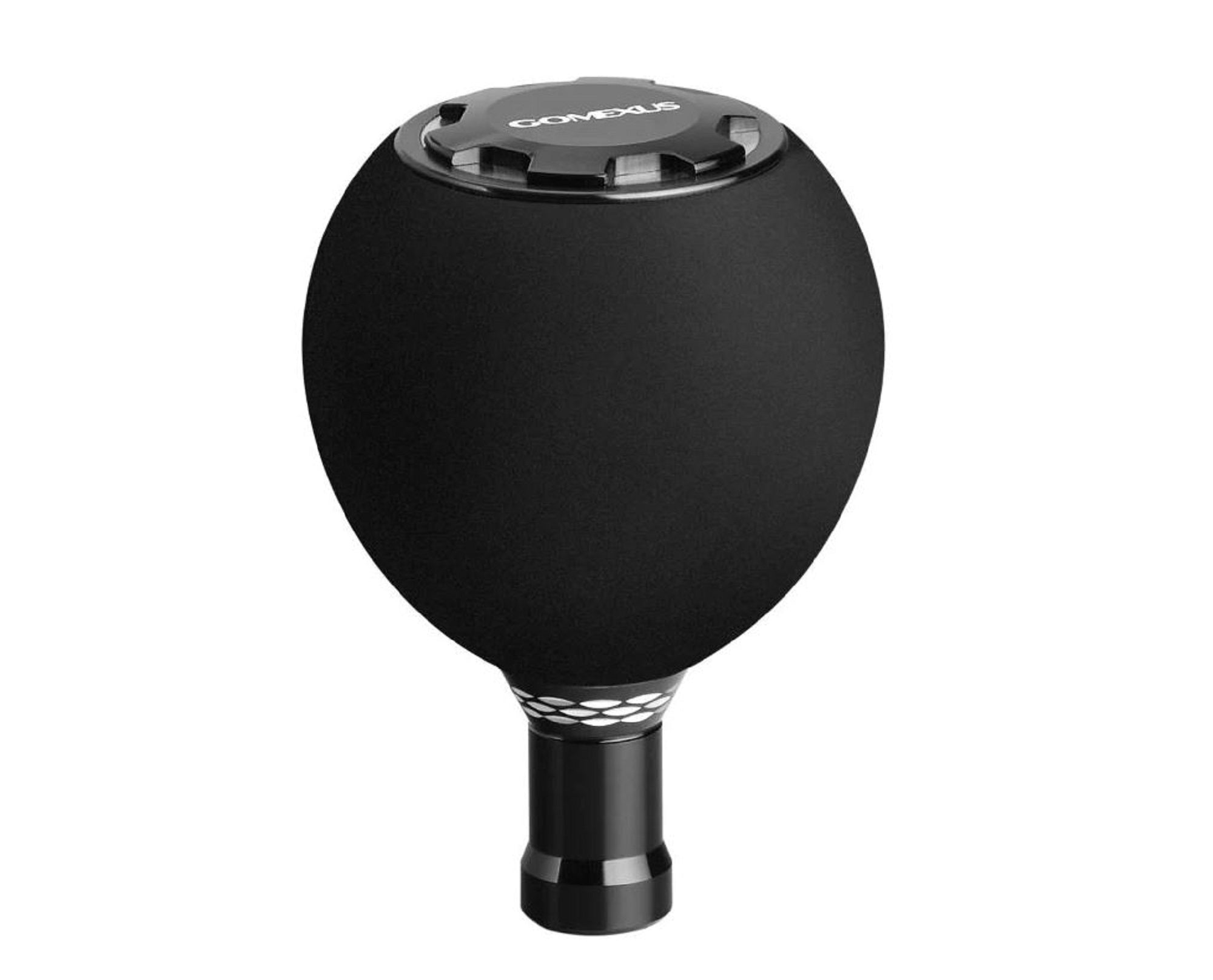 Gomexus EA38BKSR-G Knob EVA Alu Black Silver 38mm Shimano A , S/D (1786)