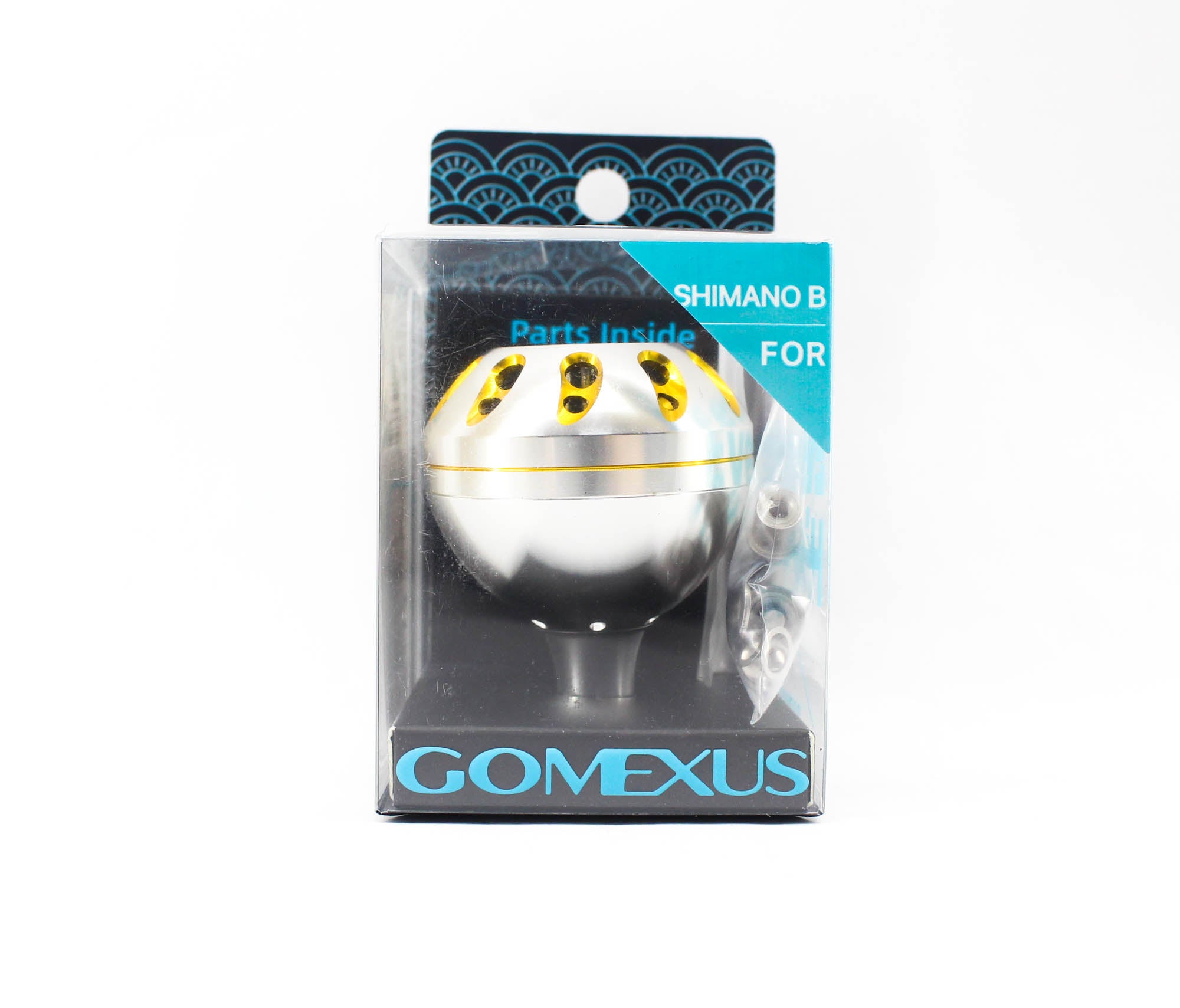 Gomexus B45SRSRGD-G Knob Alu Silver Gold 45mm Shimano B (2042)