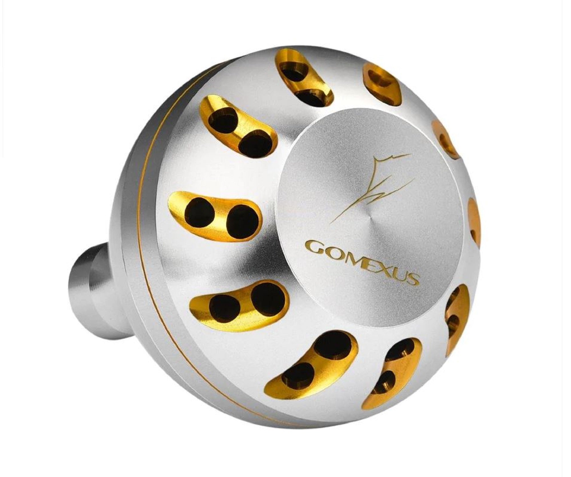 Gomexus B45SRSRGD-G Knob Alu Silver Gold 45mm Shimano B (2042)