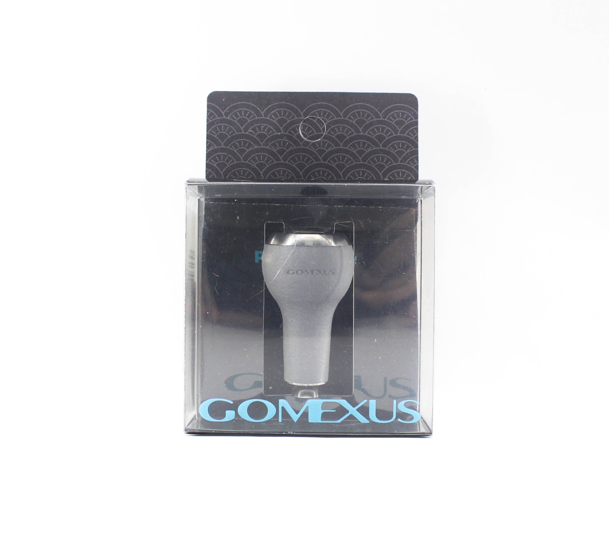 Gomexus A27SKTNBK Knob TPE Grey Silver 27mm Shimano A , Daiwa S (2547)
