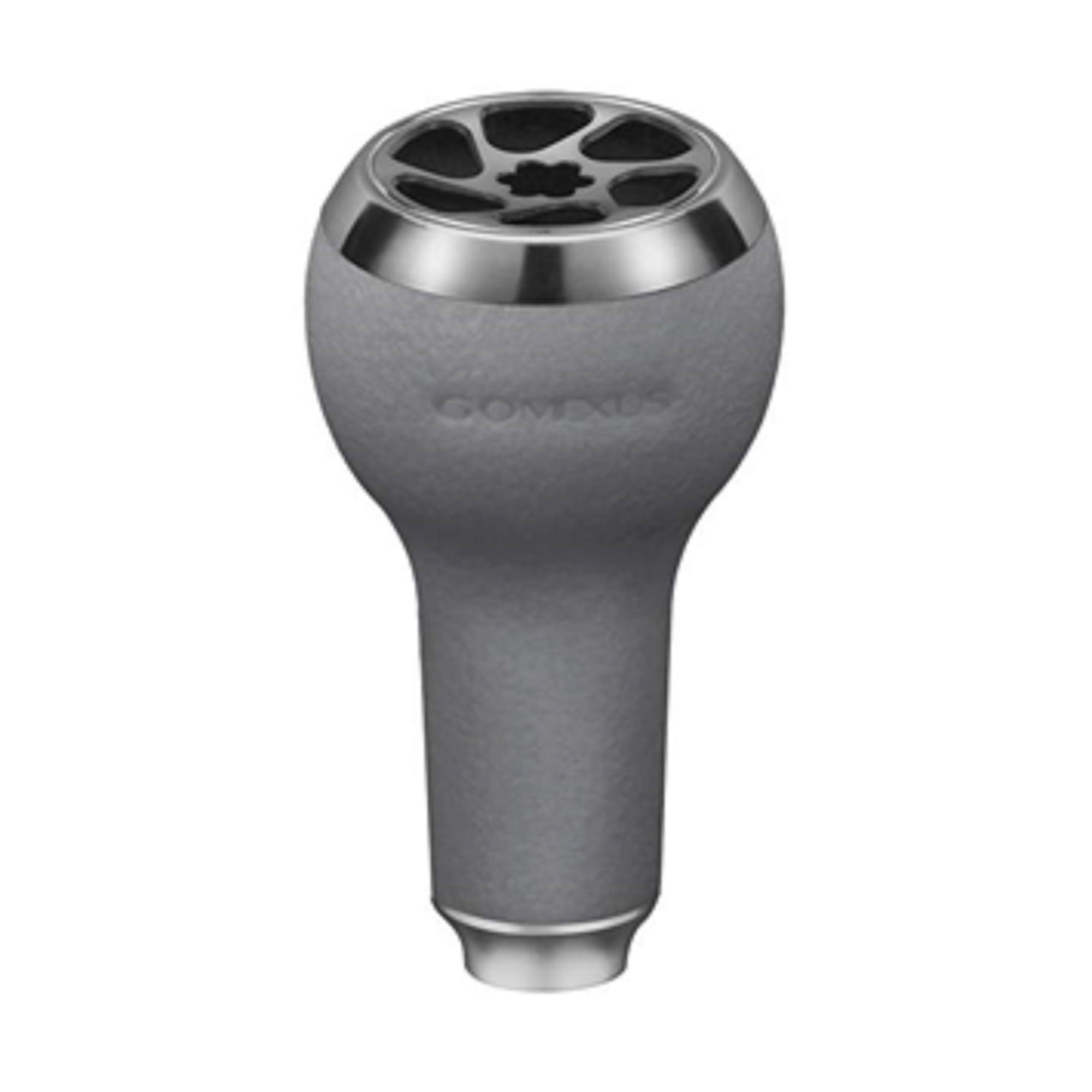 Gomexus A27SKTNBK Knob TPE Grey Silver 27mm Shimano A , Daiwa S (2547)
