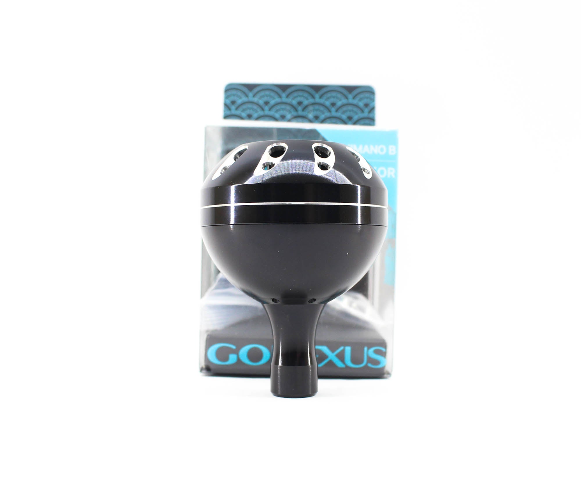 Gomexus B47BKBKSR-G Knob Alu Black Silver 47mm Shimano B (2738)