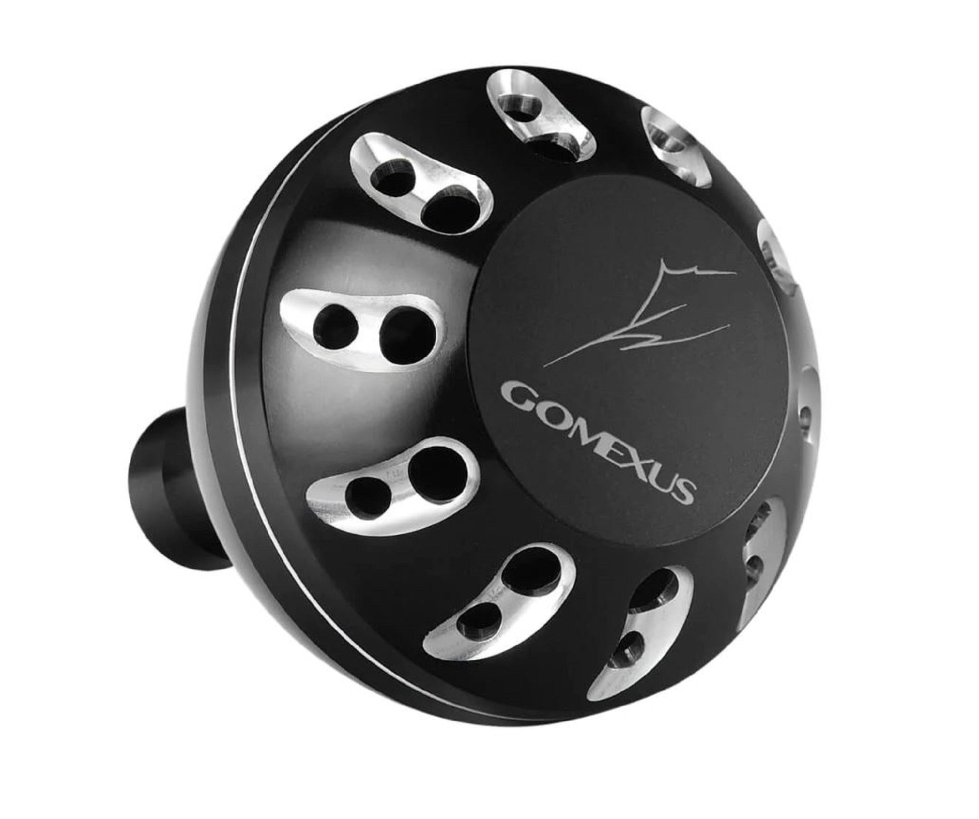 Gomexus B47BKBKSR-G Knob Alu Black Silver 47mm Shimano B (2738)