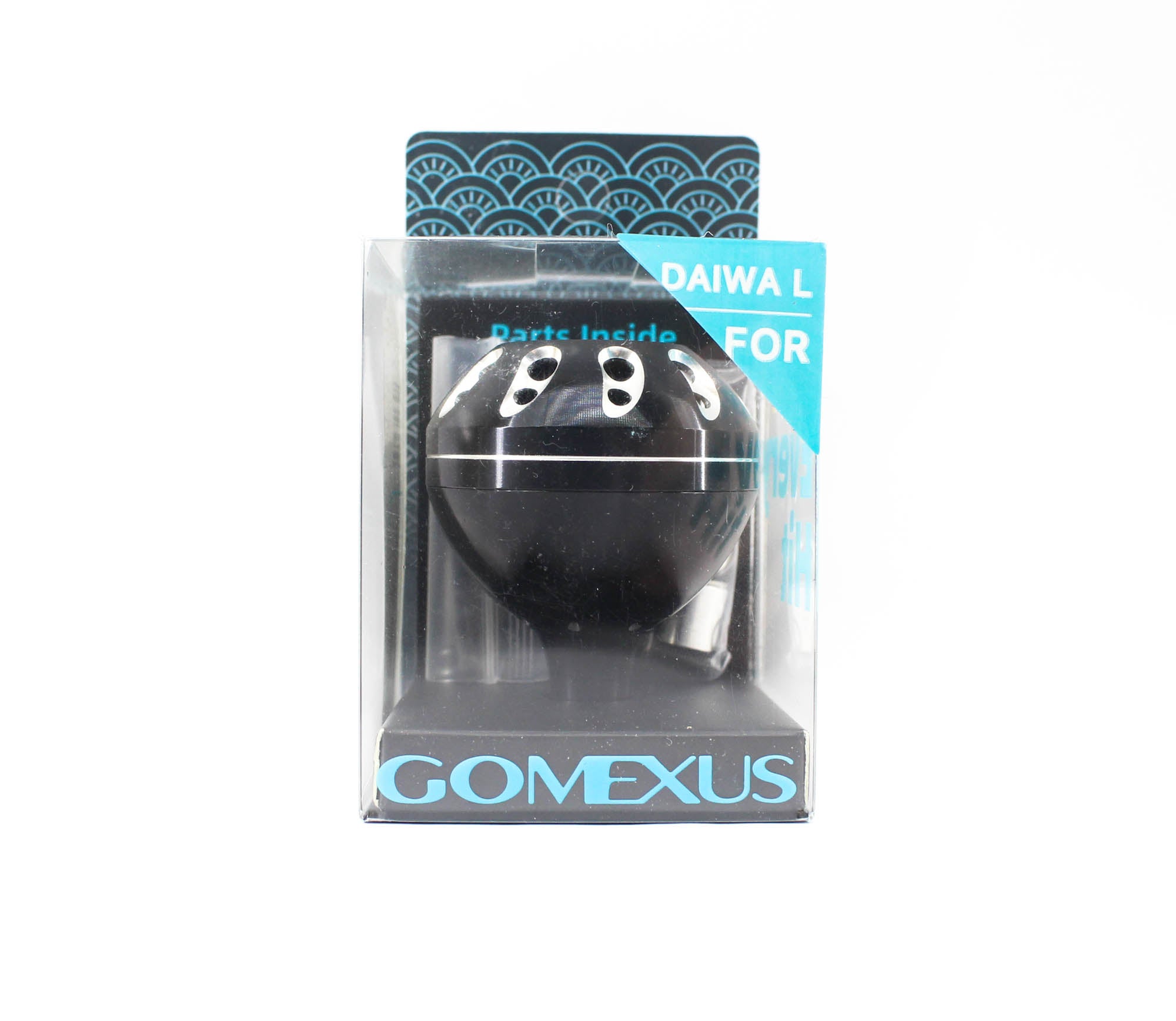 Gomexus D45BKBKSR-G Knob Alu Black Silver 45mm Daiwa L (2745)