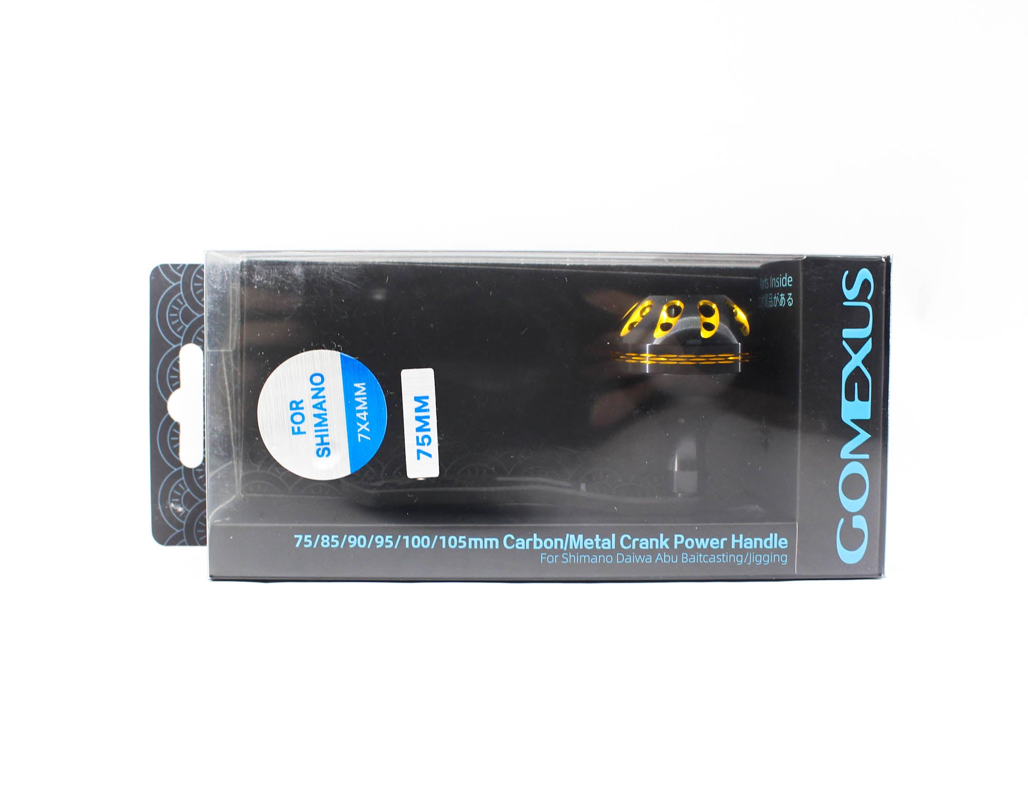 Gomexus LCS75A38BKGD Handle Bait Alu Black 75mm 7x4mm Shimano (3551)