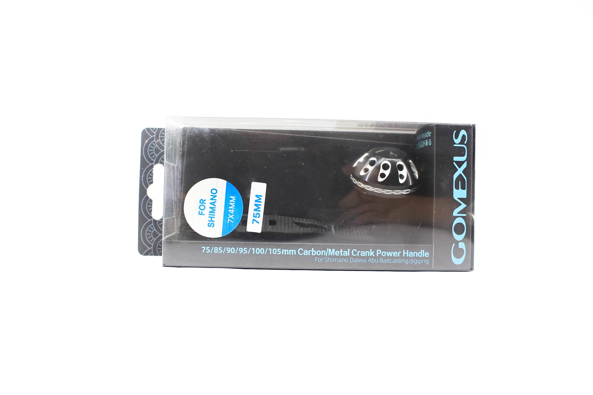 Gomexus LCS75A38BKSR Handle Bait Alu Black 75mm 7x4mm Shimano (3575)