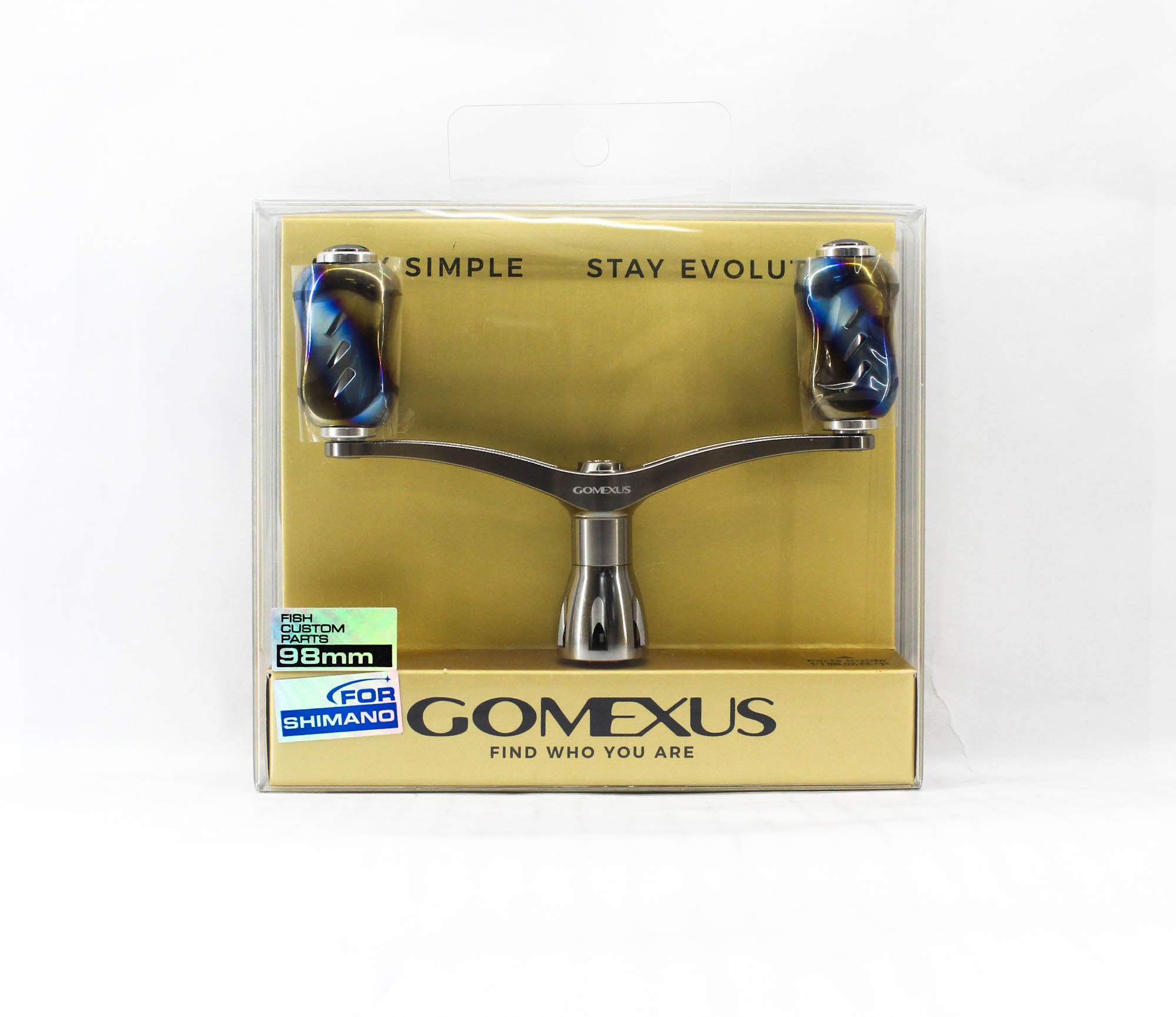 Gomexus H1S98YA22TFTNXS Handle Double Alu Silver 98mm Shimano (3735)