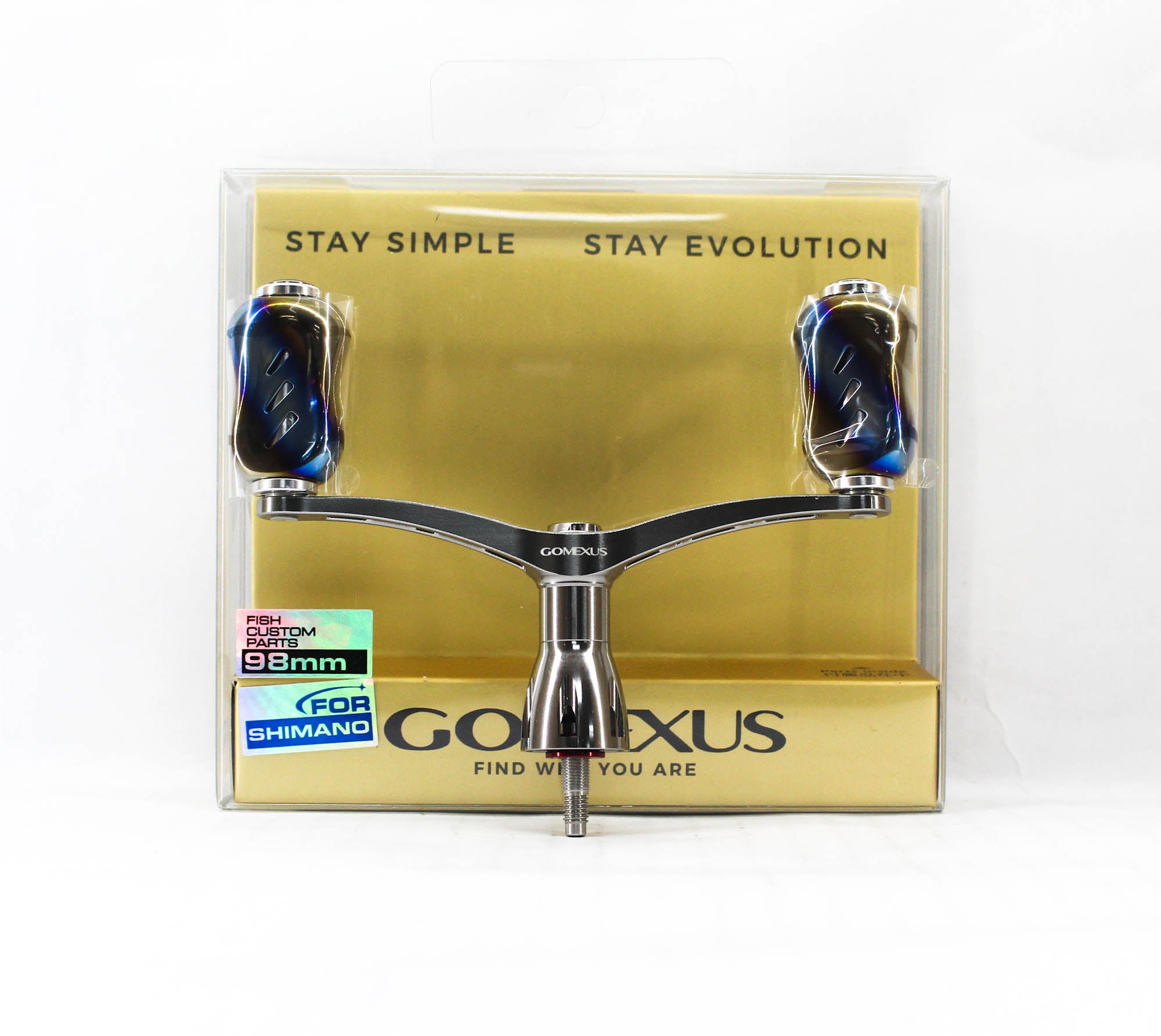 Gomexus H1S98YA22TFTNXS Handle Double Alu Silver 98mm Shimano (3735)