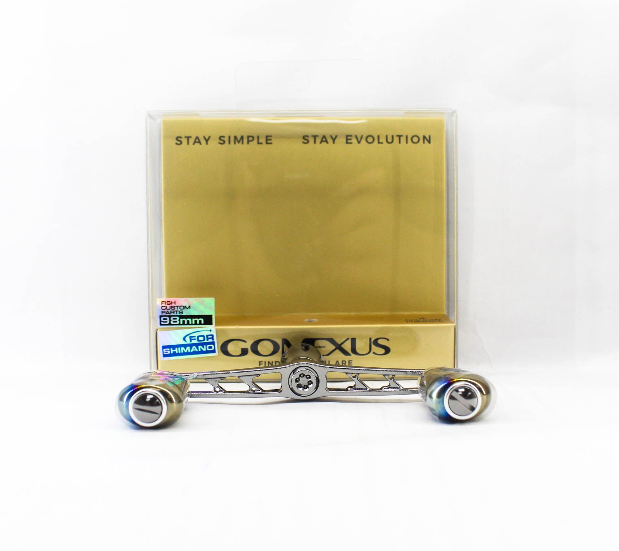 Gomexus H1S98YA22TFTNXS Handle Double Alu Silver 98mm Shimano (3735)