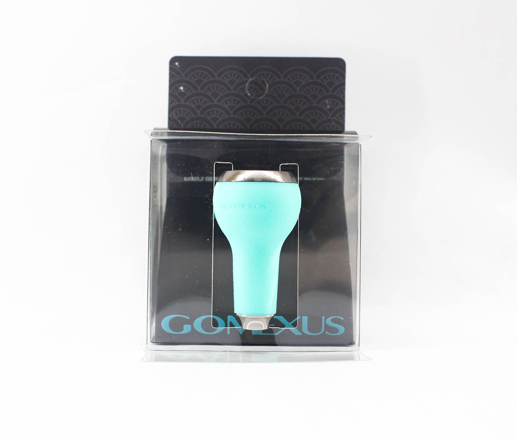 Gomexus A27BNTNBK Knob TPE Blue Sliver 27mm Shimano A , Daiwa S (4640)