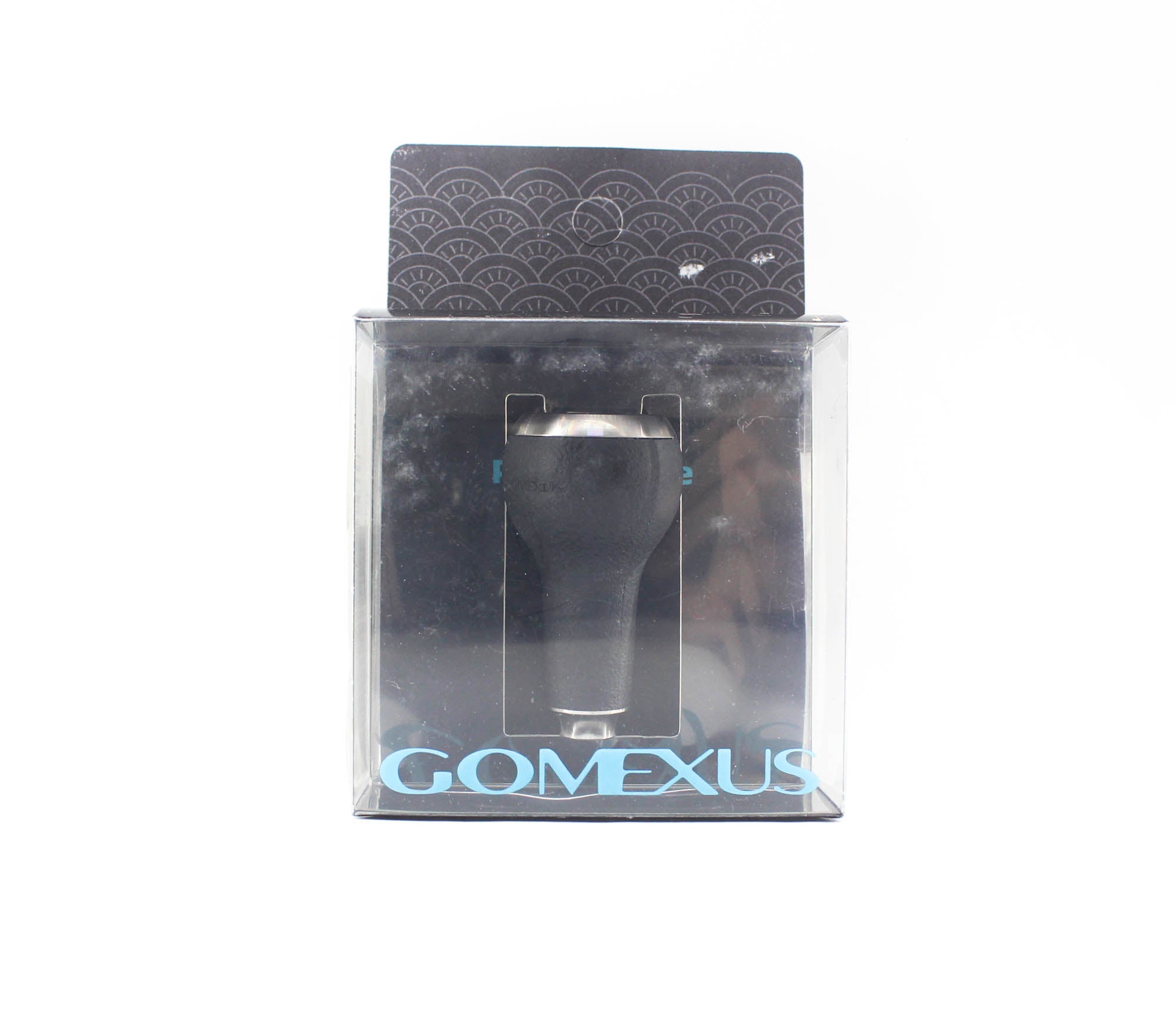 Gomexus A27BKTNBK Knob TPE Black Silver 27mm Shimano A , Daiwa S (4671)