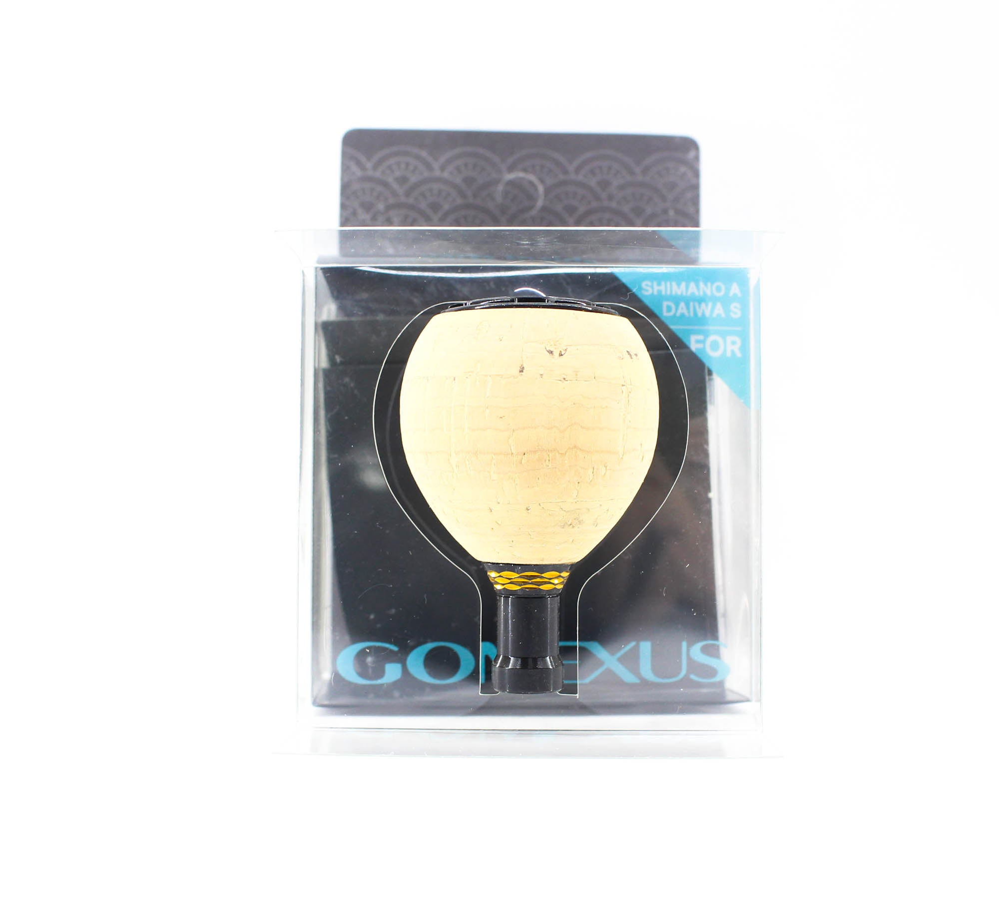 Gomexus CA38BKGD Knob Cork Alu Black Gold 38mm Shimano A , Daiwa S (4749)