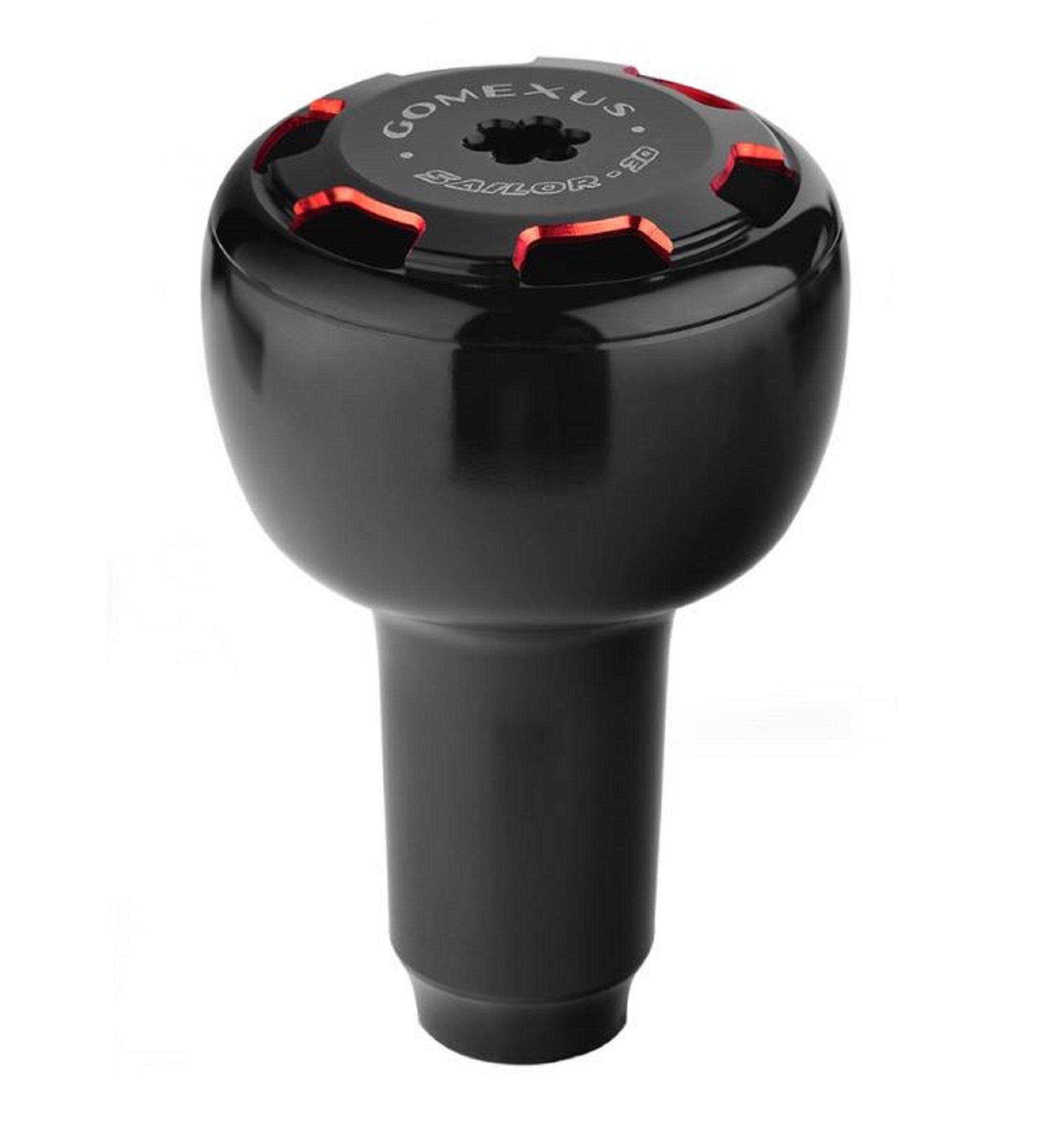 Gomexus AS30BKRD Knob Alu Black Red 30mm Shimano A , Daiwa S (4855)