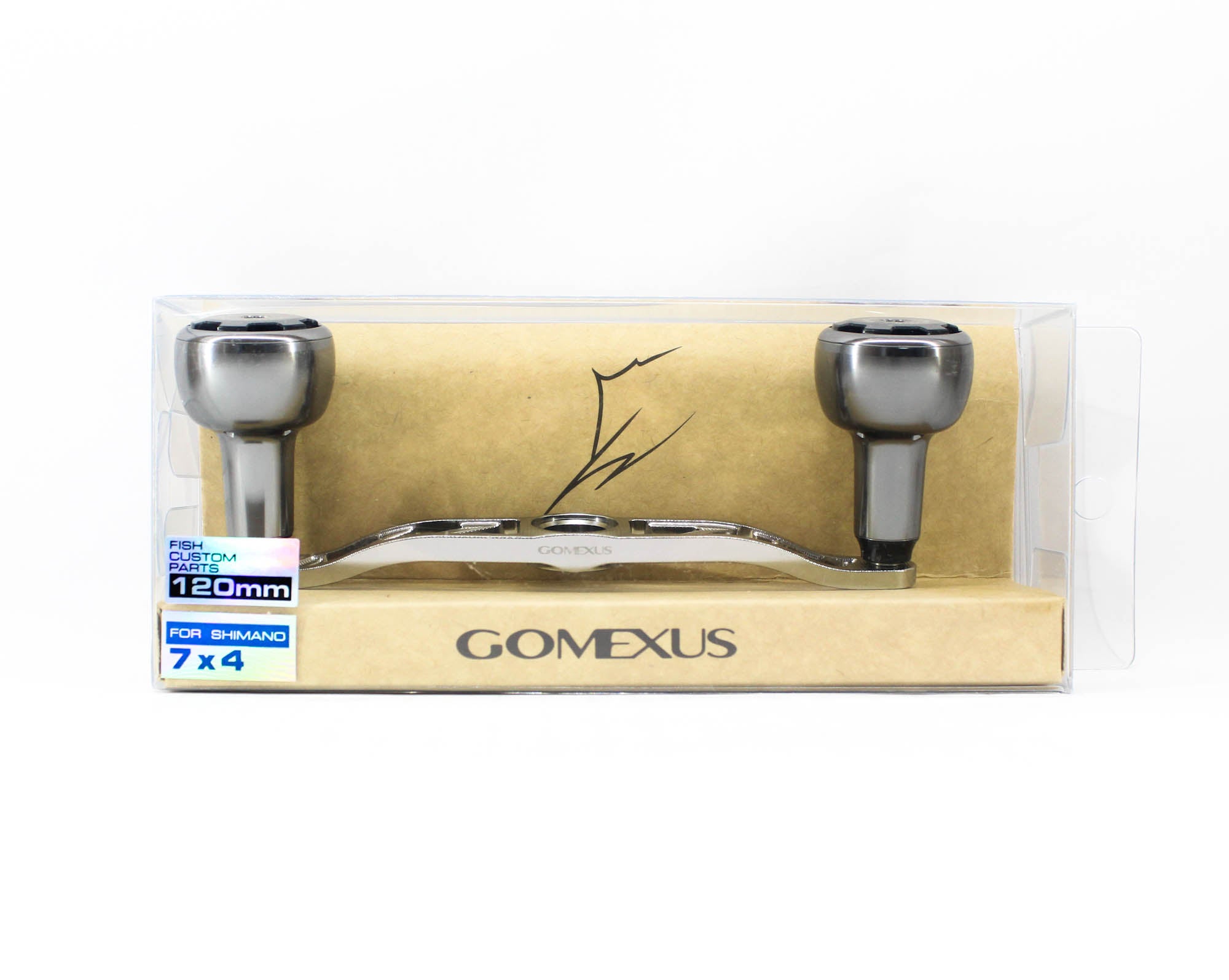 Gomexus BS120HAS30TNBK Handle Alu Silver 120mm 7x4mm Shimano (4954)