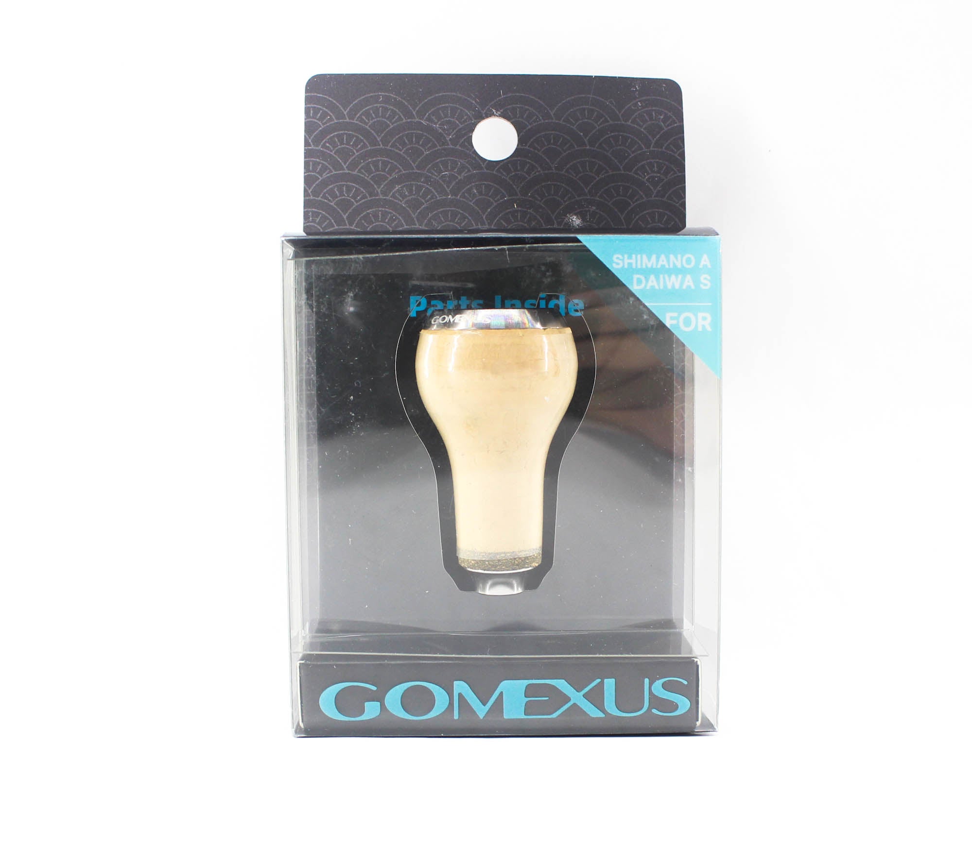 Gomexus CA27TNBK Knob Cork Alu Silver 27mm Shimano A , Daiwa S (4992)