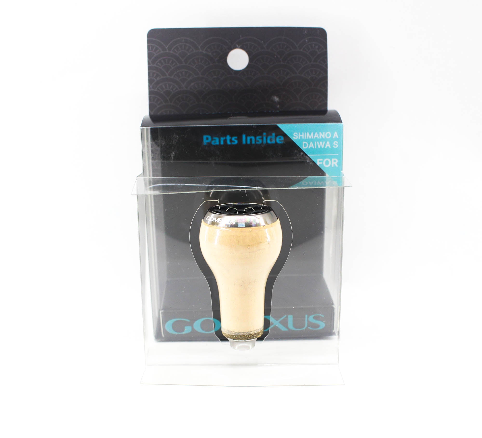 Gomexus CA27TNBK Knob Cork Alu Silver 27mm Shimano A , Daiwa S (4992)