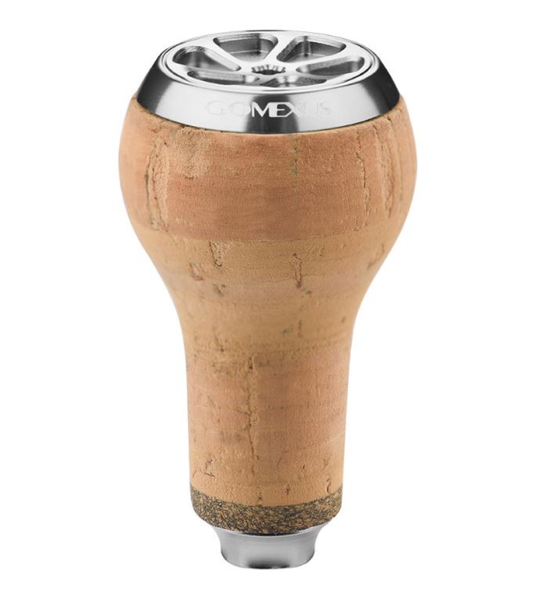 Gomexus CA27TNBK Knob Cork Alu Silver 27mm Shimano A , Daiwa S (4992)