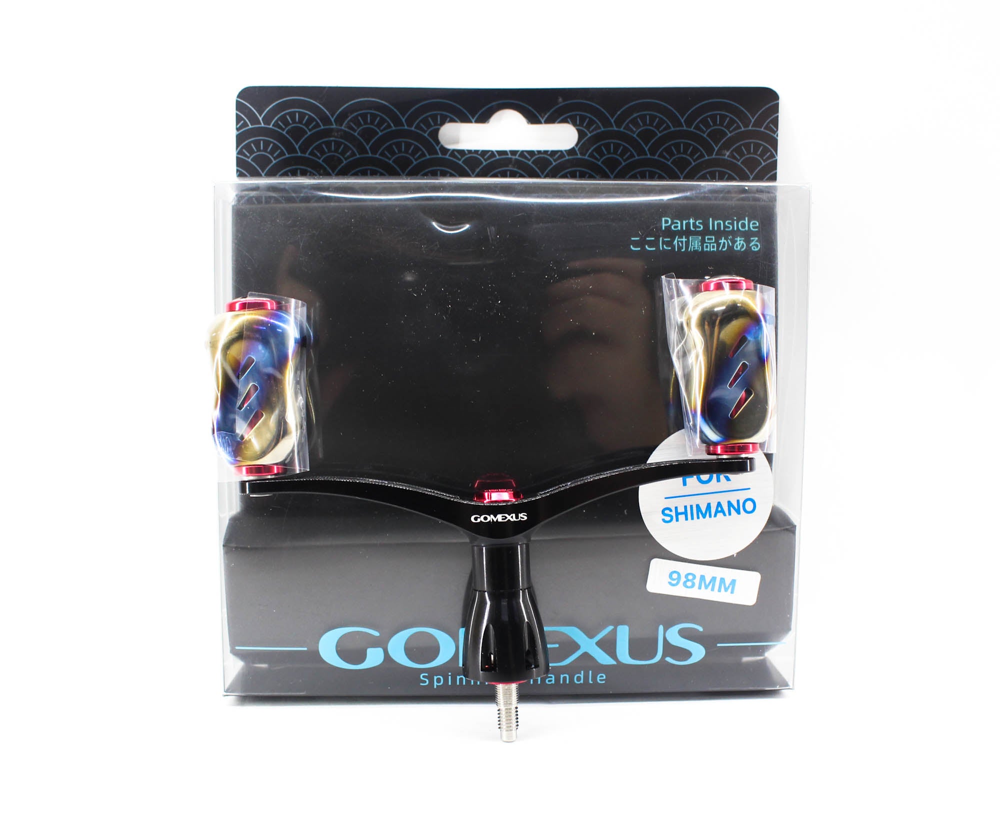 Gomexus MYS98T22RDXB Handle Double Alu Black 98mm Shimano (5135)