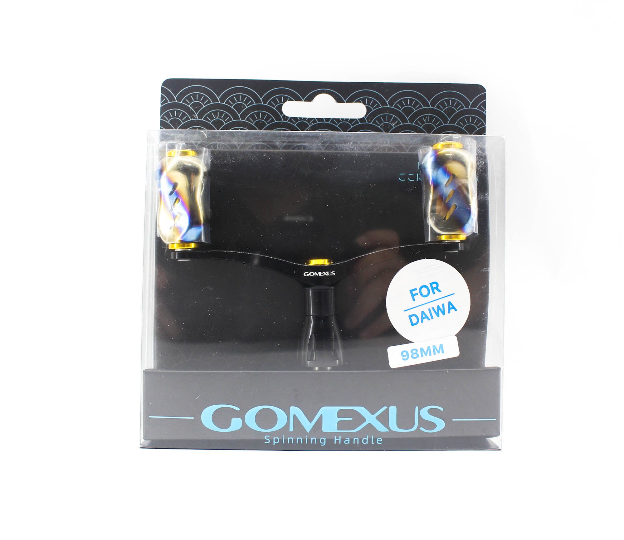 Gomexus MYD98T22GDXB Handle Double Alu Black 98mm Daiwa (5173)