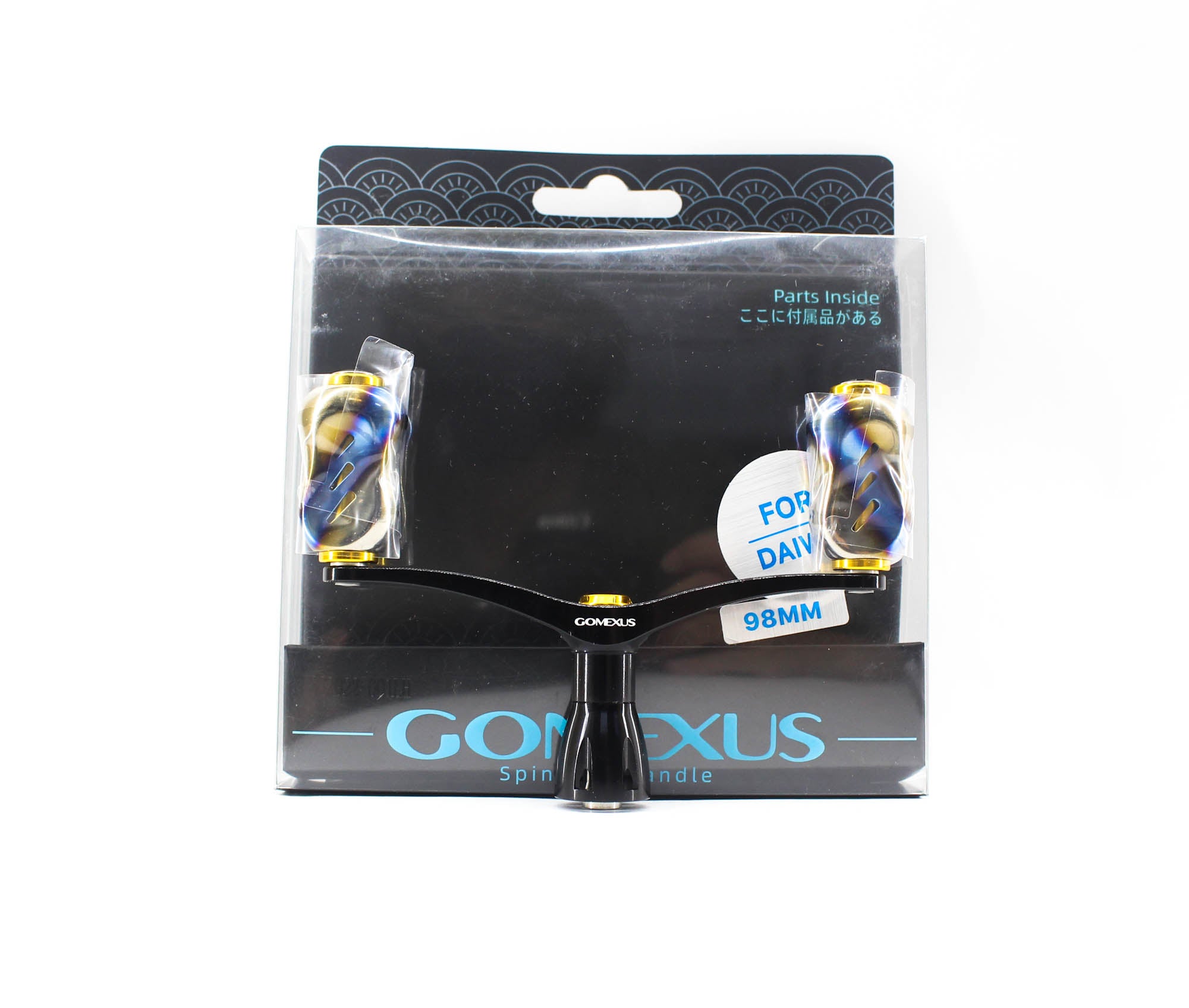 Gomexus MYD98T22GDXB Handle Double Alu Black 98mm Daiwa (5173)