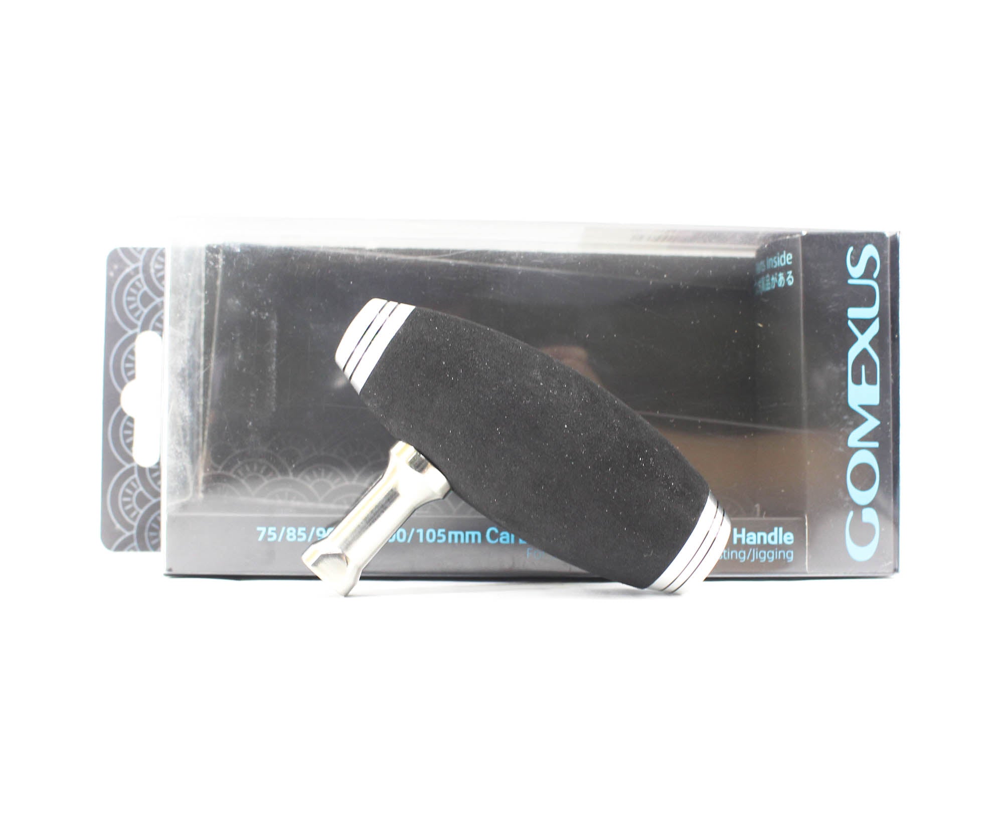 Gomexus TEV85SRBK-G Knob EVA Alu Black Silver 85mm Shimano B (5210)