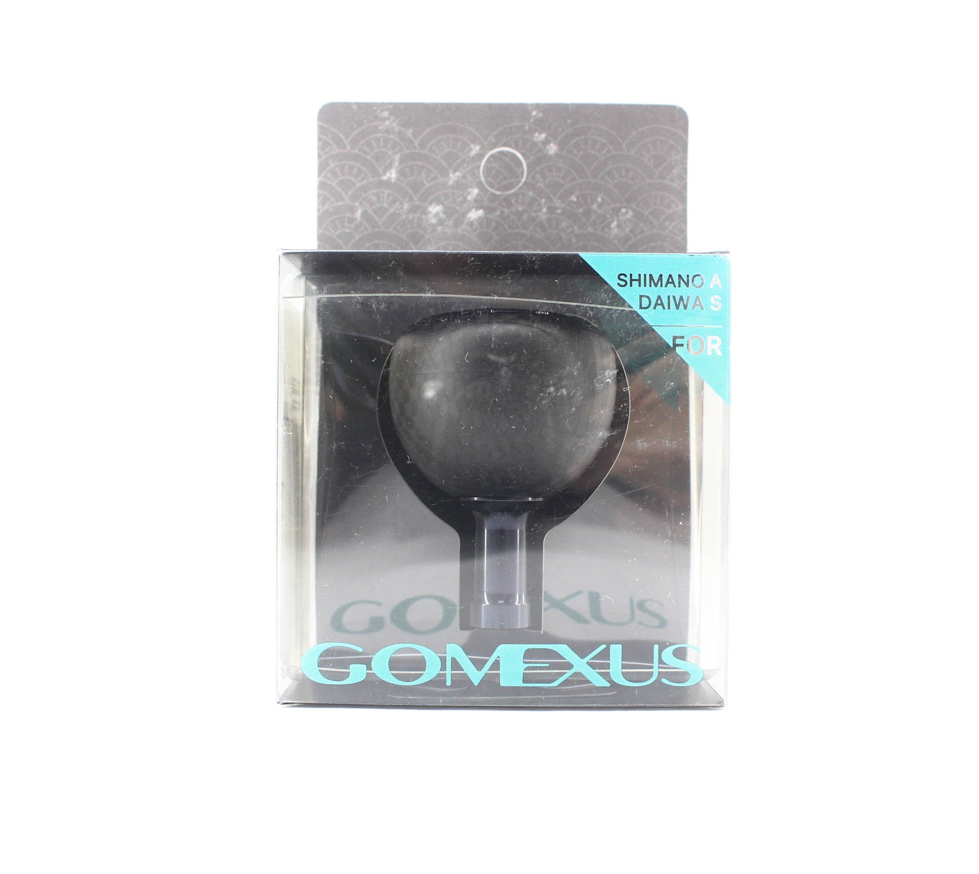 Gomexus FA38BKGD Knob Carbon Alu Black Gold 38mm Shimano A , Daiwa S (5234)