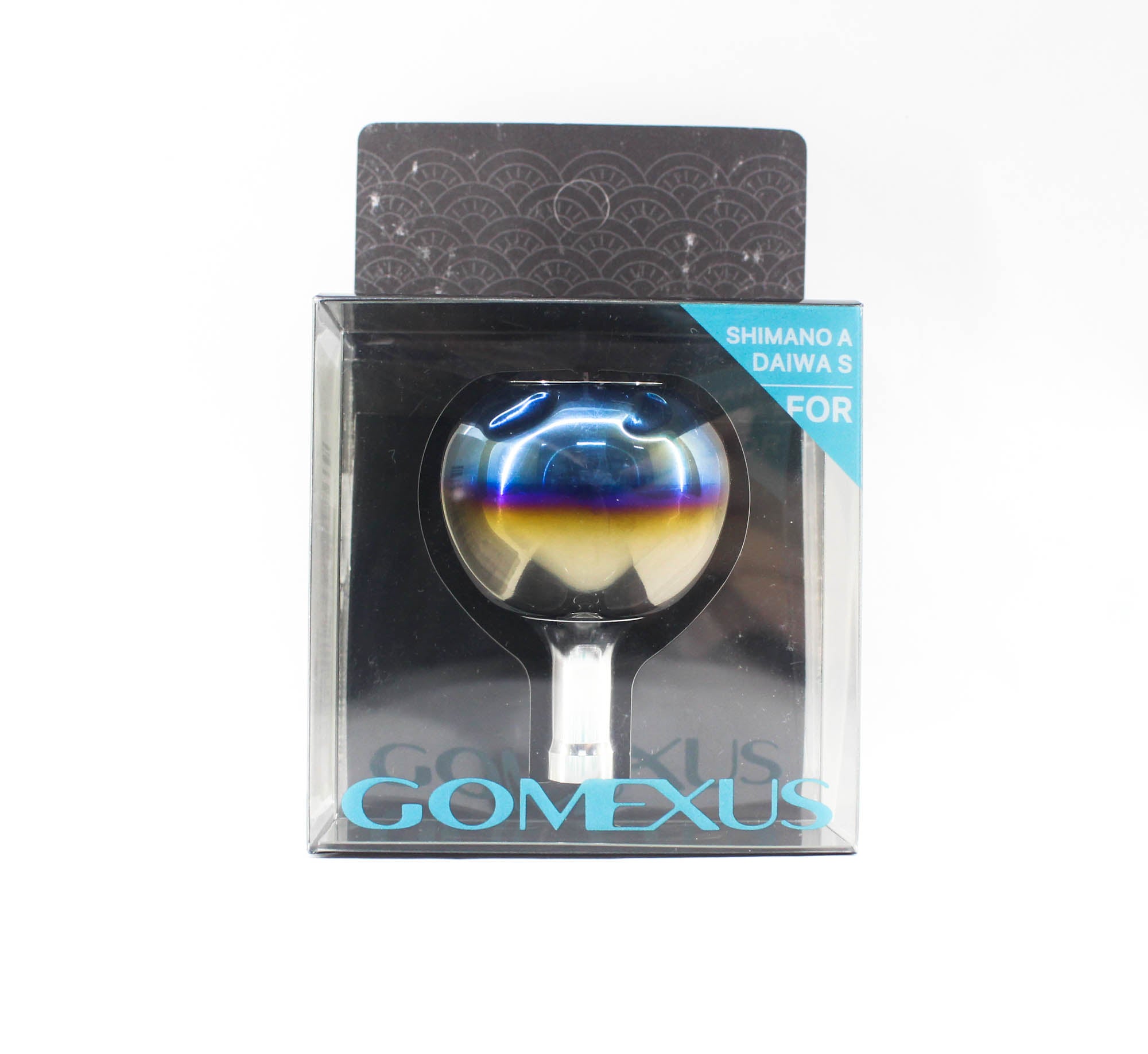 Gomexus TA41SJSR Knob Titanium Flame Silver 41mm Shimano A , Daiwa S (5302)