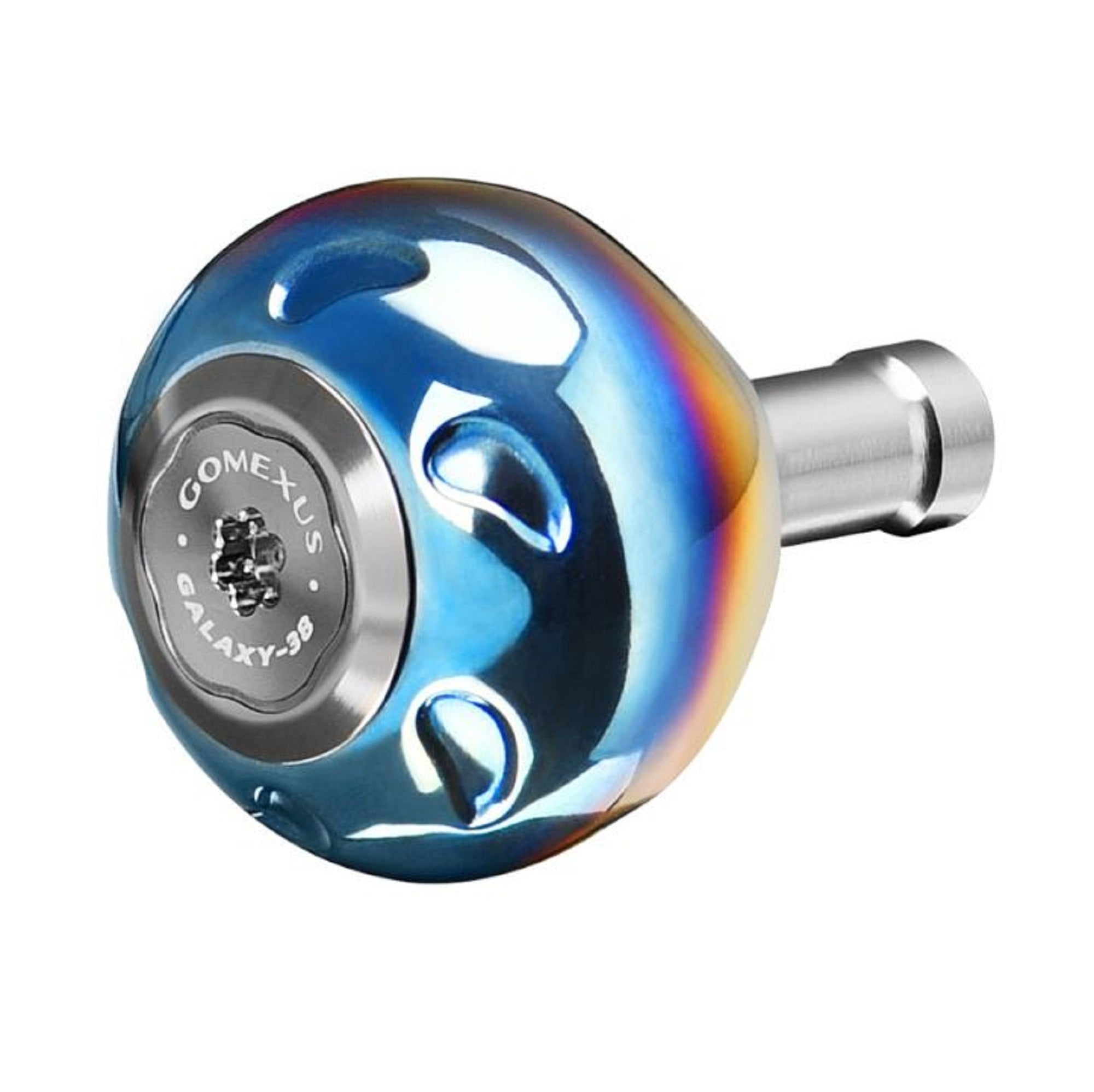 Gomexus TA41SJSR Knob Titanium Flame Silver 41mm Shimano A , Daiwa S (5302)