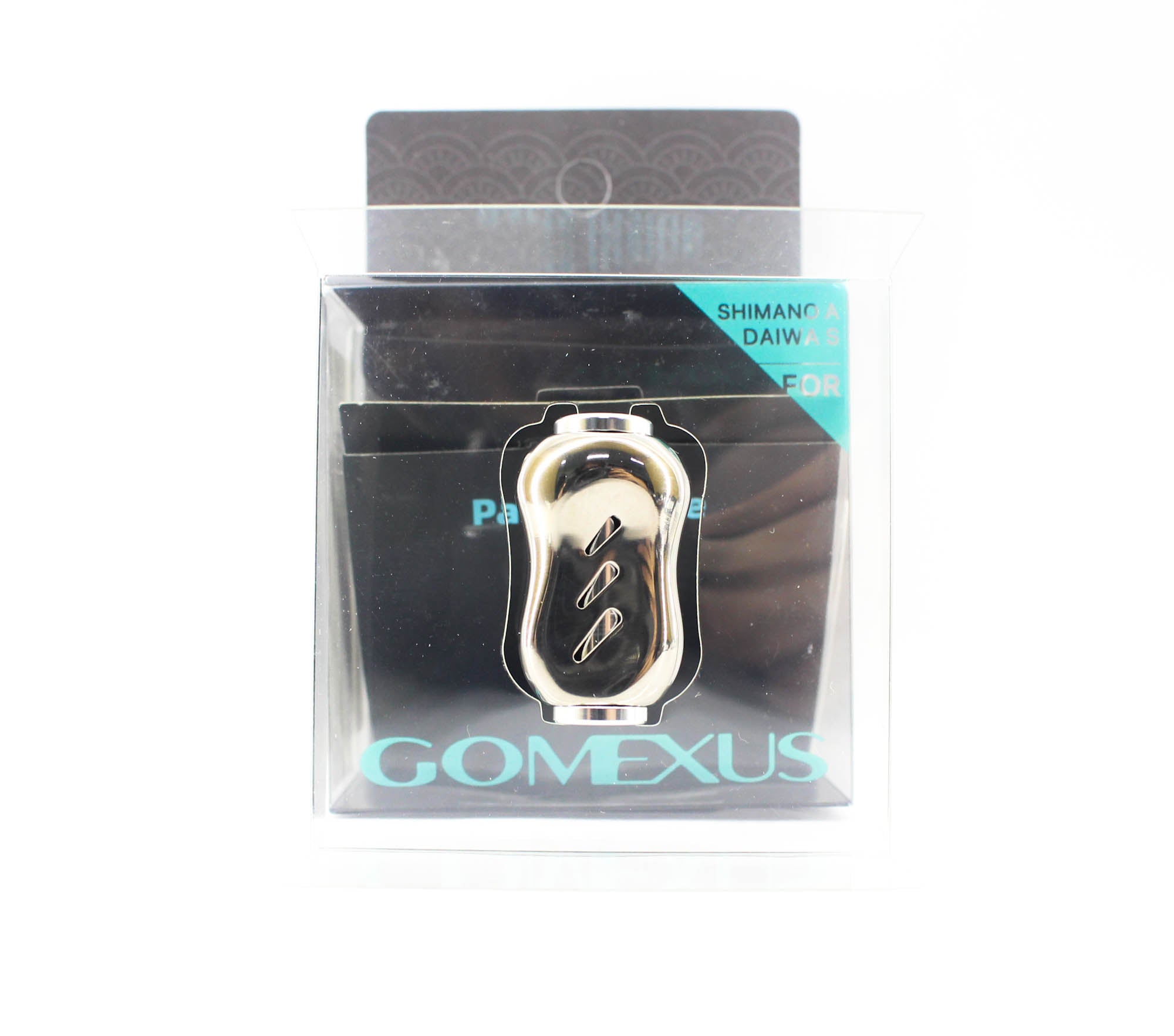 Gomexus T22SRSR Knob Titanium Silver 22mm Shimano A , Daiwa S (5401)