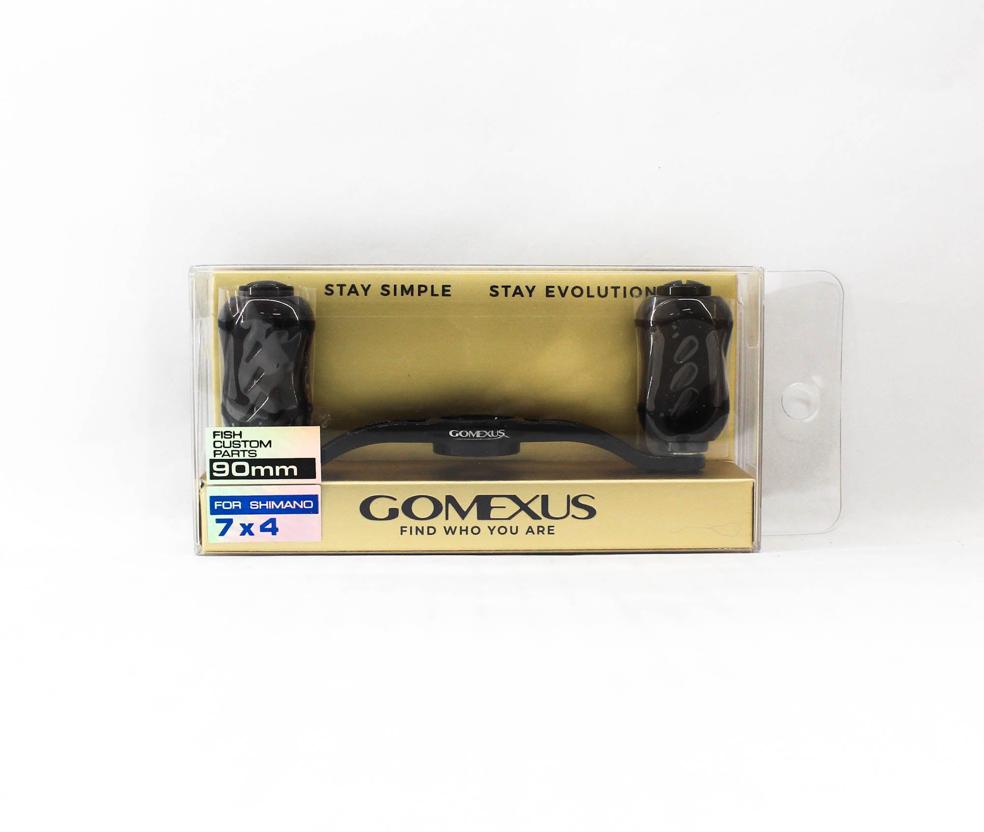 Gomexus BS90T22BKBK Handle Double Titanium Black 90mm7x4mm Shimano (5555)