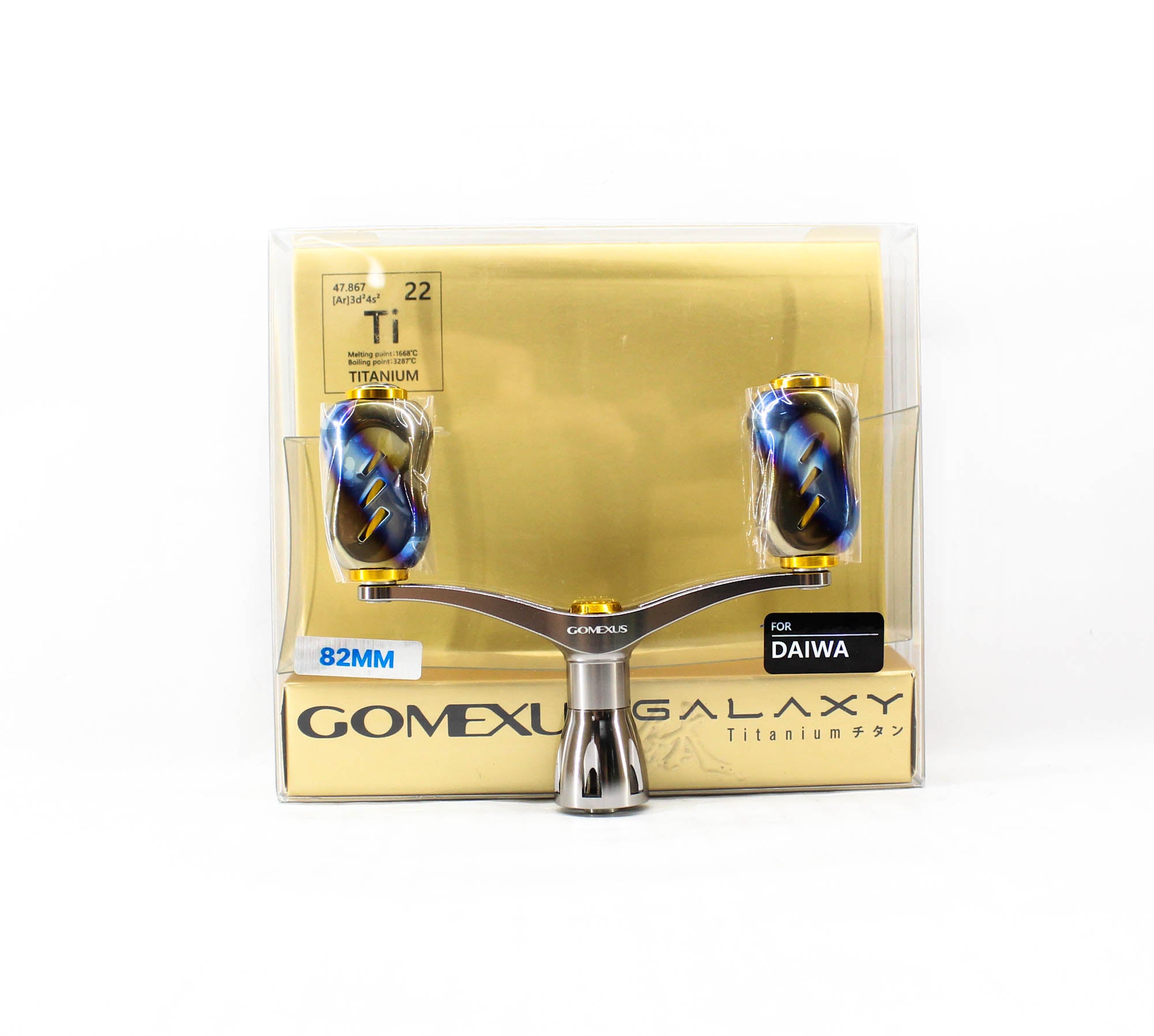 Gomexus MYD82T22GDXT Handle Titanium Flame Galaxy 82mm Daiwa (5845)