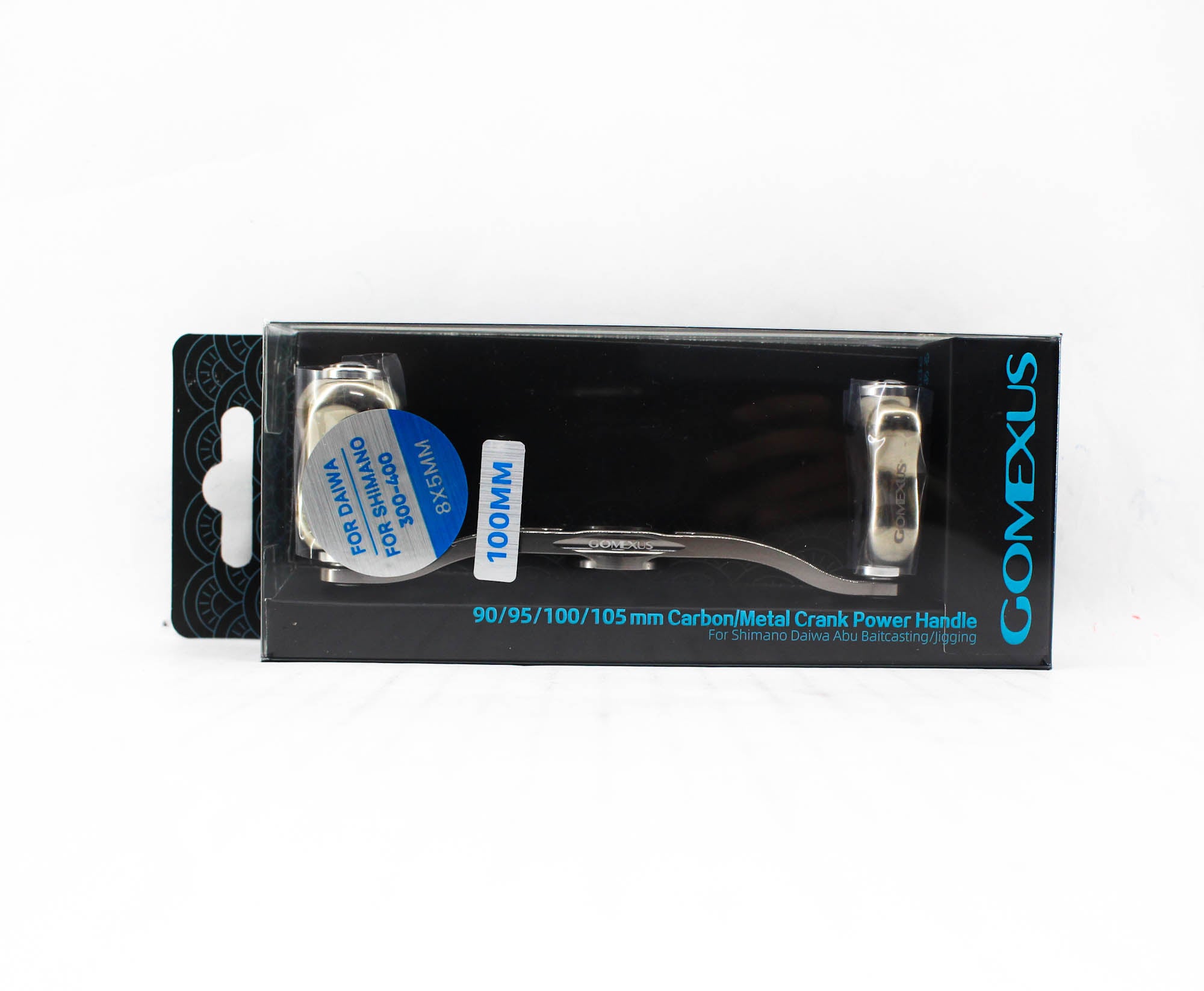 Gomexus BD100T22SRSR Handle Alu Silver 100mm 8x5mm Shimano Daiwa (6613)