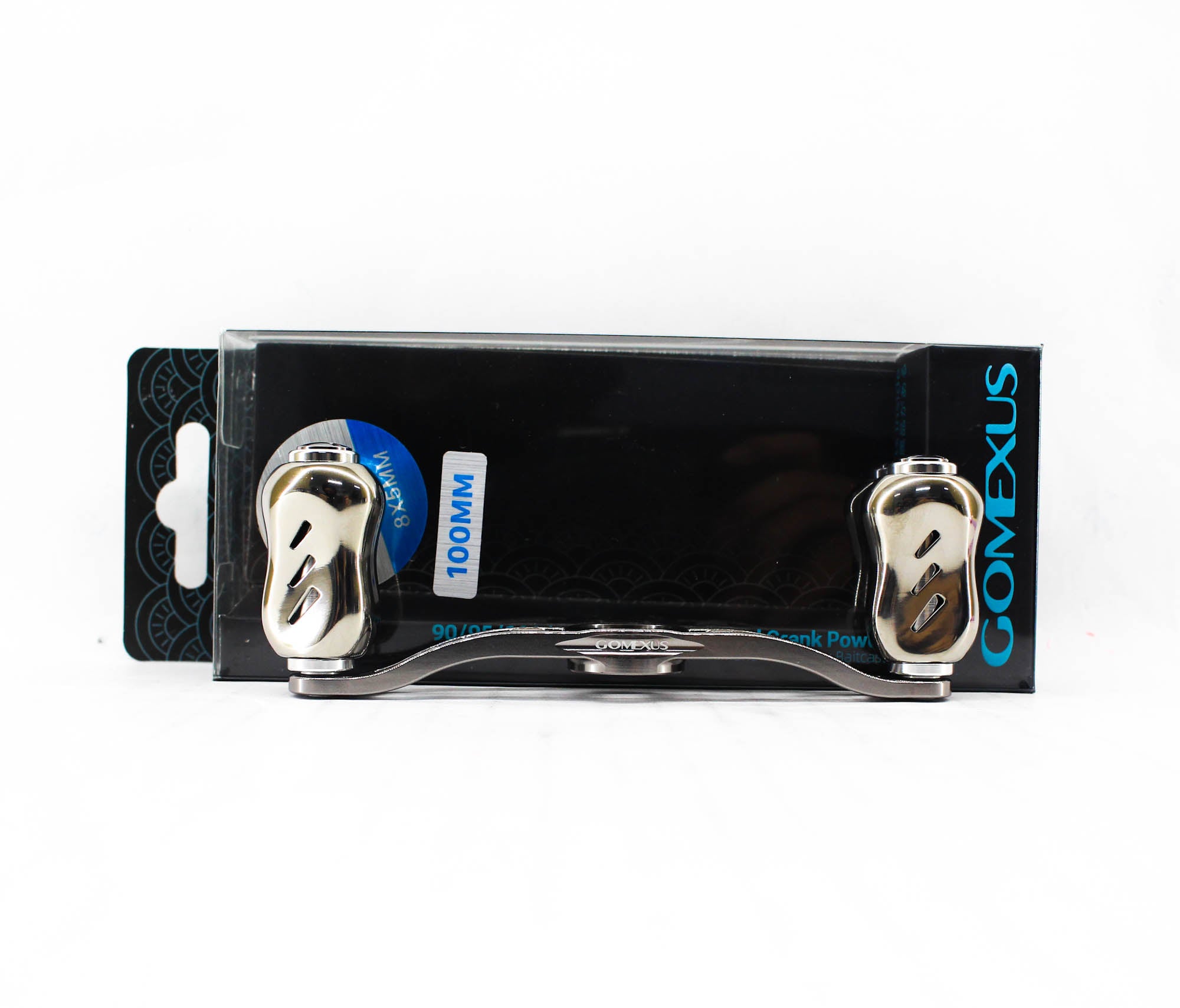 Gomexus BD100T22SRSR Handle Alu Silver 100mm 8x5mm Shimano Daiwa (6613)