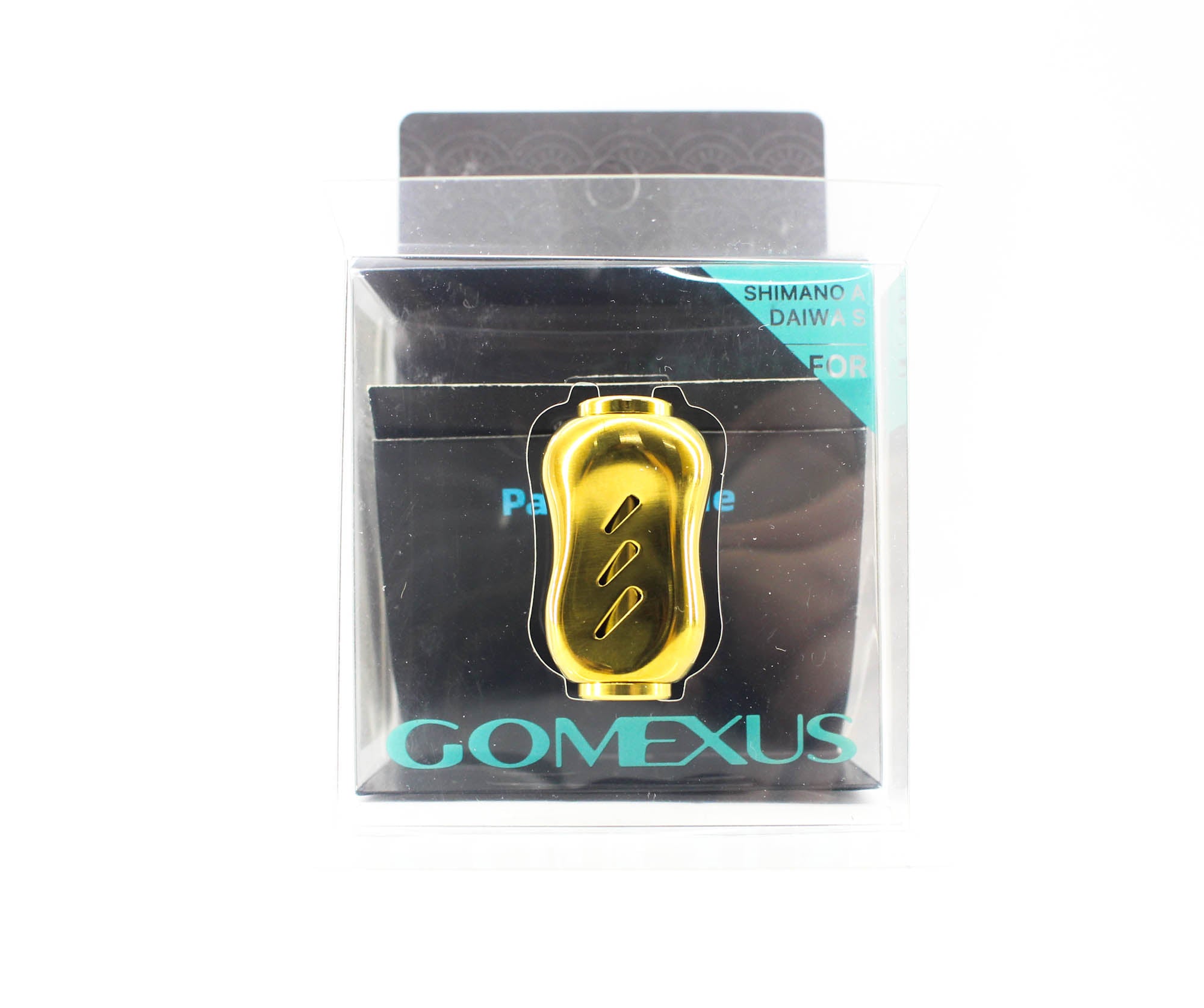 Gomexus T22GDGD Knob Titanium Gold 22mm Shimano A , Daiwa S (6750)