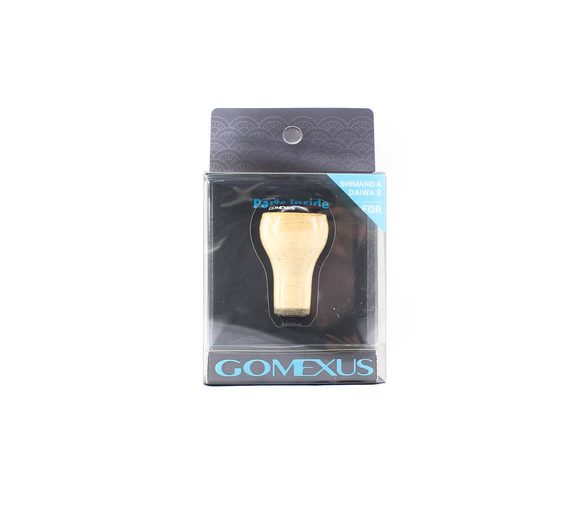 Gomexus CA27BKBK Knob Cork Alu Black 27mm Shimano A , Daiwa S (7290)