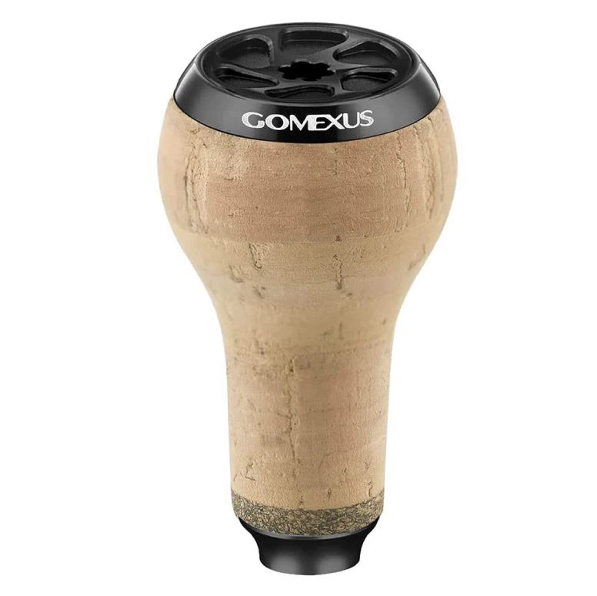 Gomexus CA27BKBK Knob Cork Alu Black 27mm Shimano A , Daiwa S (7290)