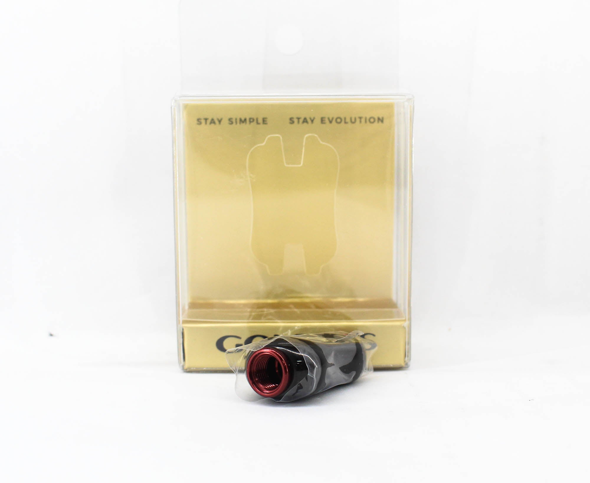 Gomexus T22BKRD Knob Titanium Black Red 22mm Shimano A , Daiwa S (7856)