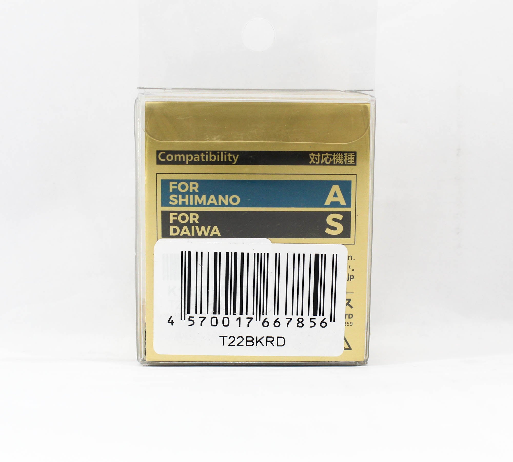 Gomexus T22BKRD Knob Titanium Black Red 22mm Shimano A , Daiwa S (7856)